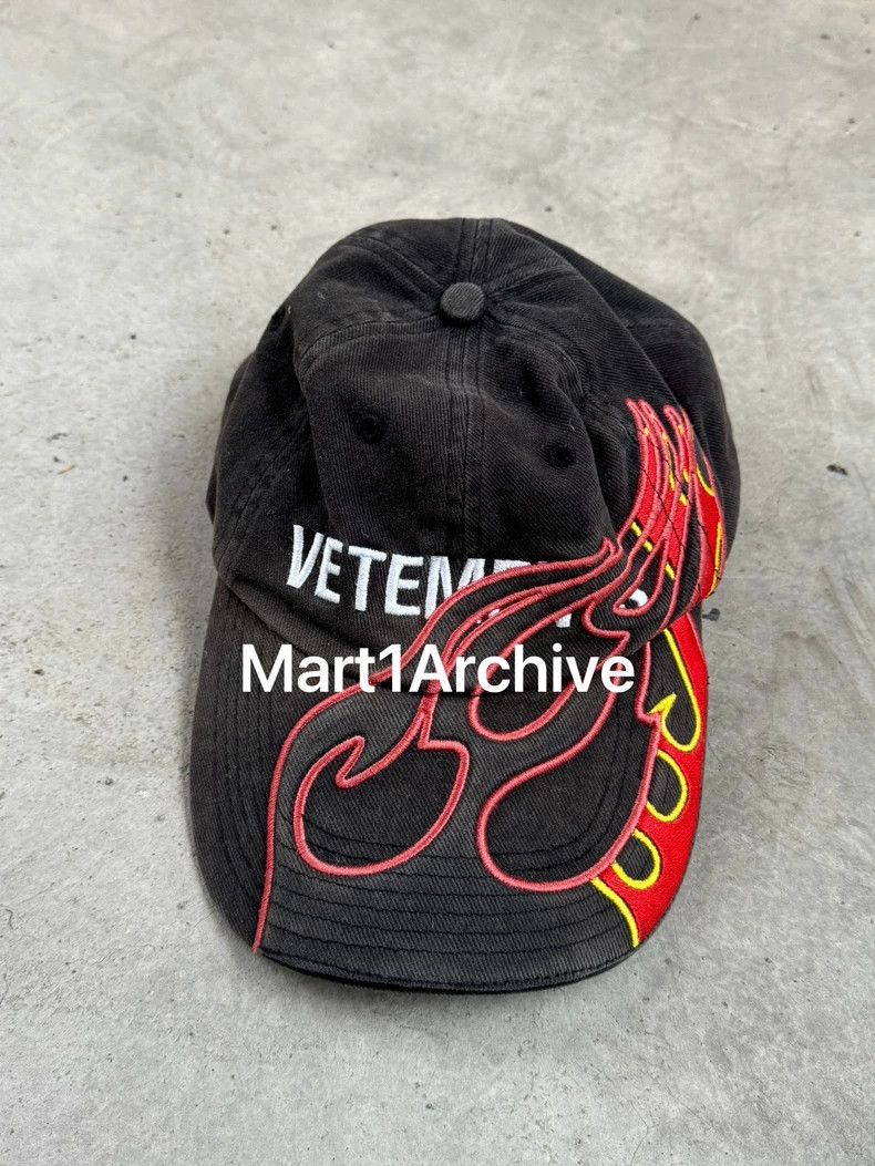Vetements Vetements Flame embroidered cap 2504-Nextarrow Size ONE SIZE - 1 Thumbnail