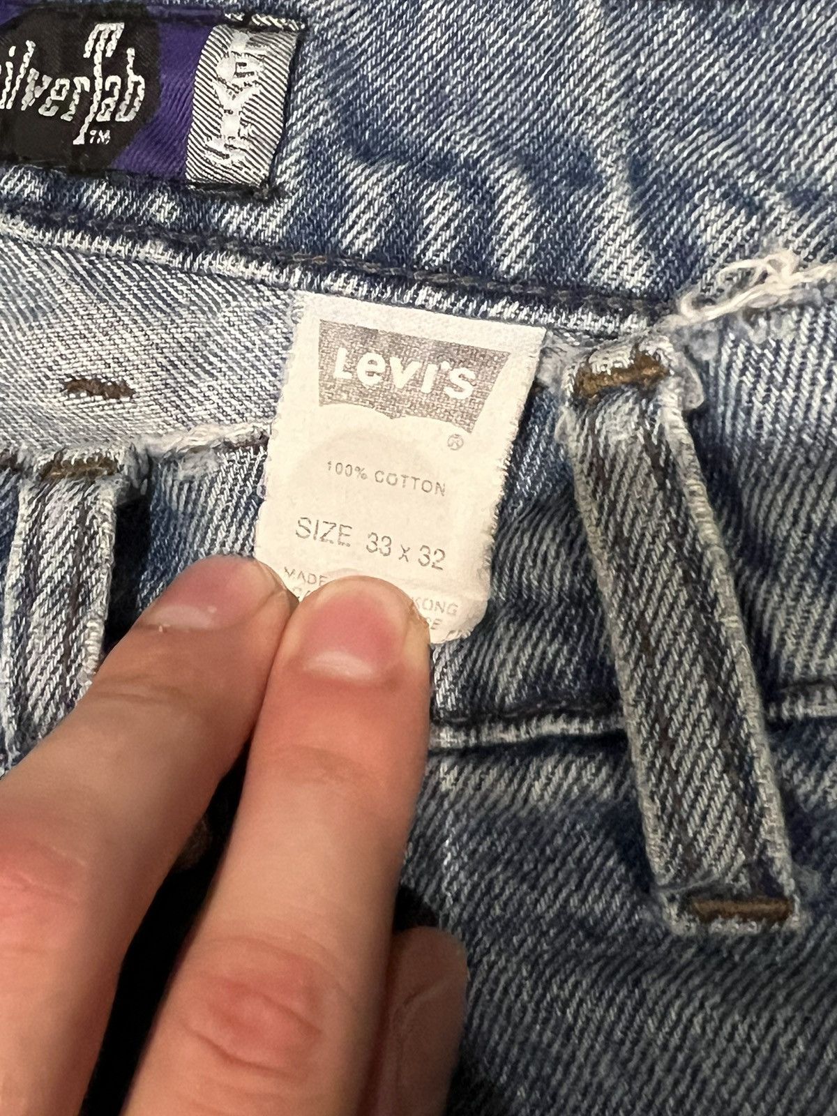 Levi's × Levi's Vintage Clothing × Vintage Baggy SilverTab Vintage Distressed Levis Size US 32 / EU 48 - 5 Thumbnail