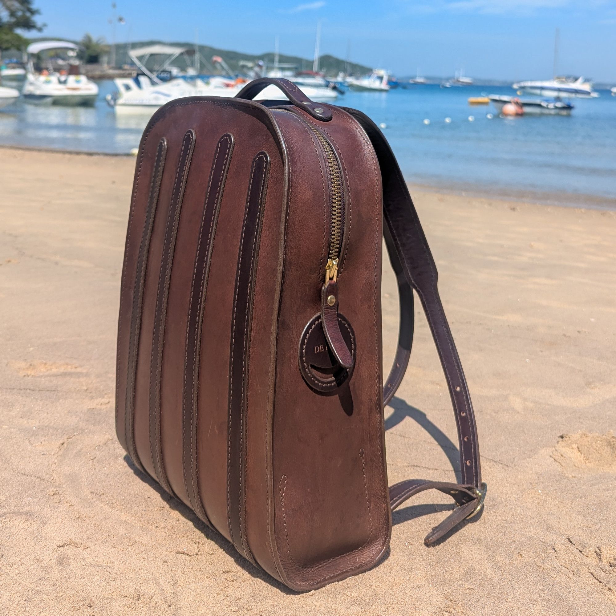 Handmade Leather Backpack | Rucksack | Handmade in Ireland Size ONE SIZE - 5 Thumbnail