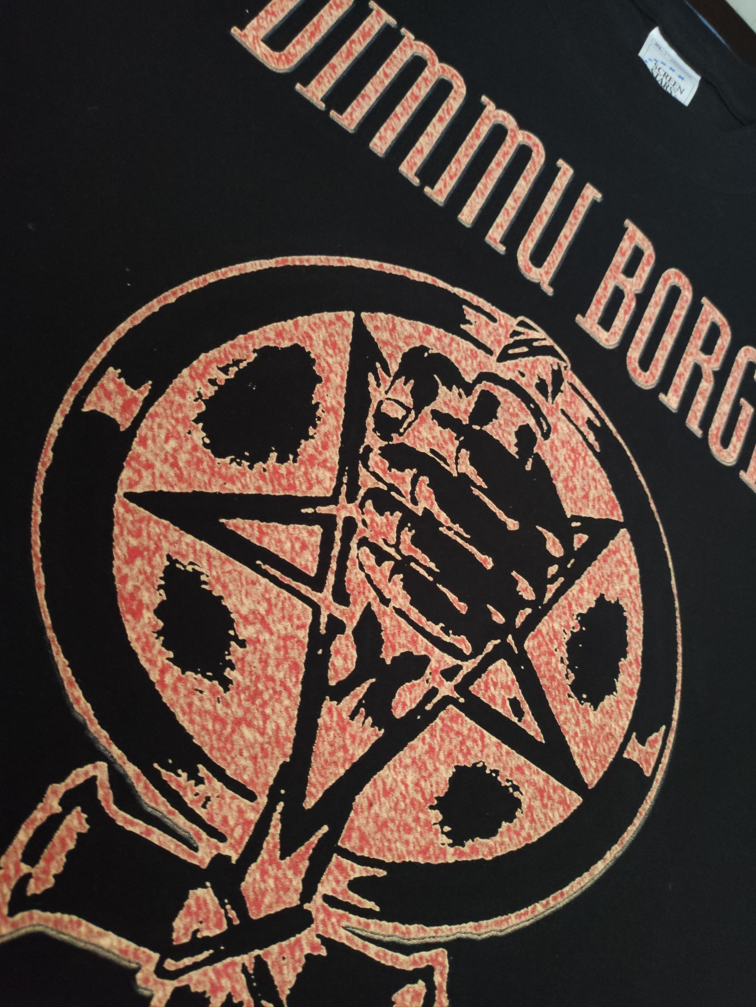 Band Tees Dimmu Borgir T Shirt Vintage 1999 Rare Black Metal Size US XL / EU 56 / 4 - 13 Thumbnail
