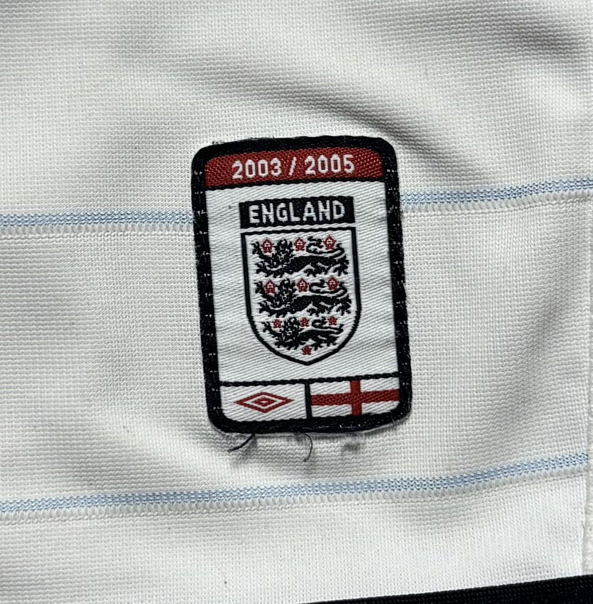Umbro England 2003 2005 Home Shirt Soccer Jersey Long Sleeve Umbro Size US L / EU 52-54 / 3 - 13 Thumbnail