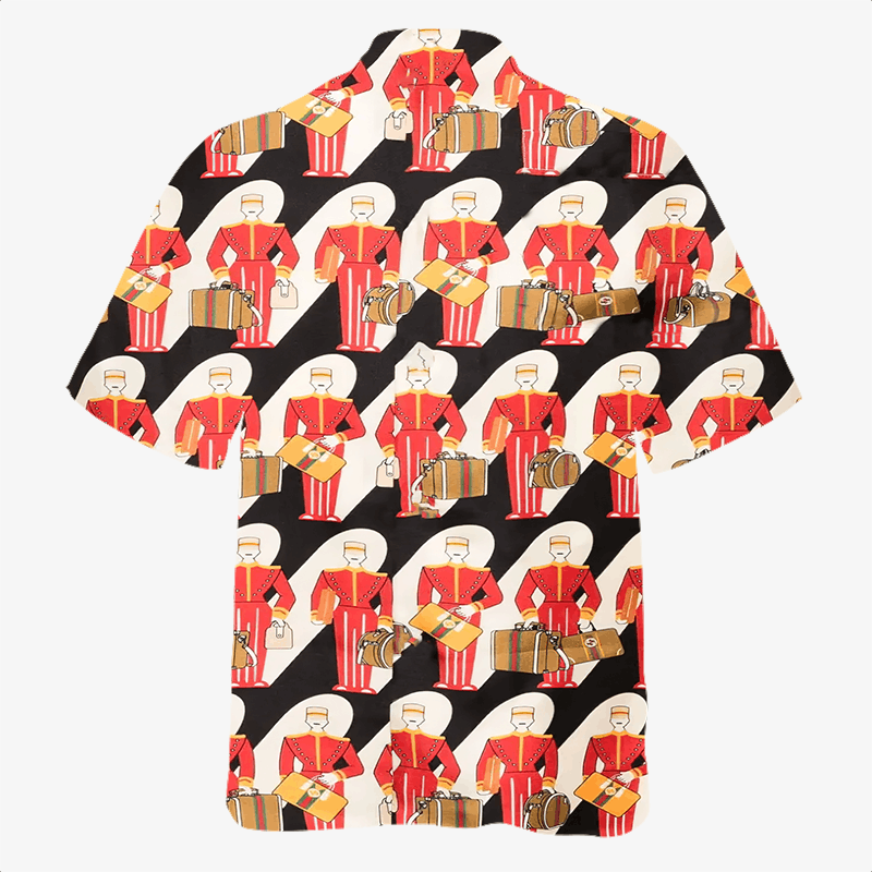 The Unbranded Brand × Vintage Graphic-Print Twill Shirt, Bold Art-Inspired Button-Up Size US L / EU 52-54 / 3 - 2 Thumbnail