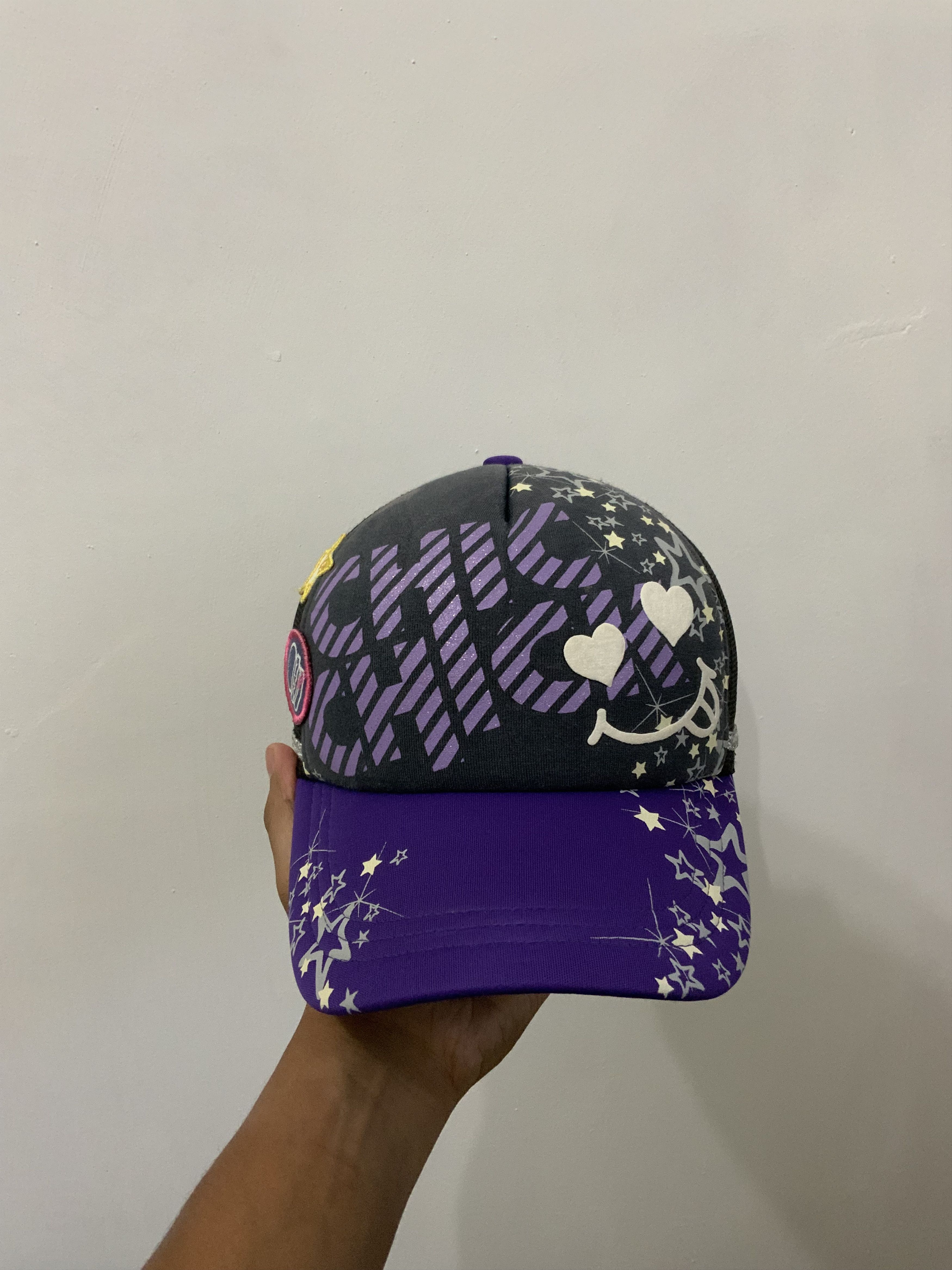 If Six Was Nine Smiley Face Harvey Ball Trucker hat Size ONE SIZE - 5 Thumbnail
