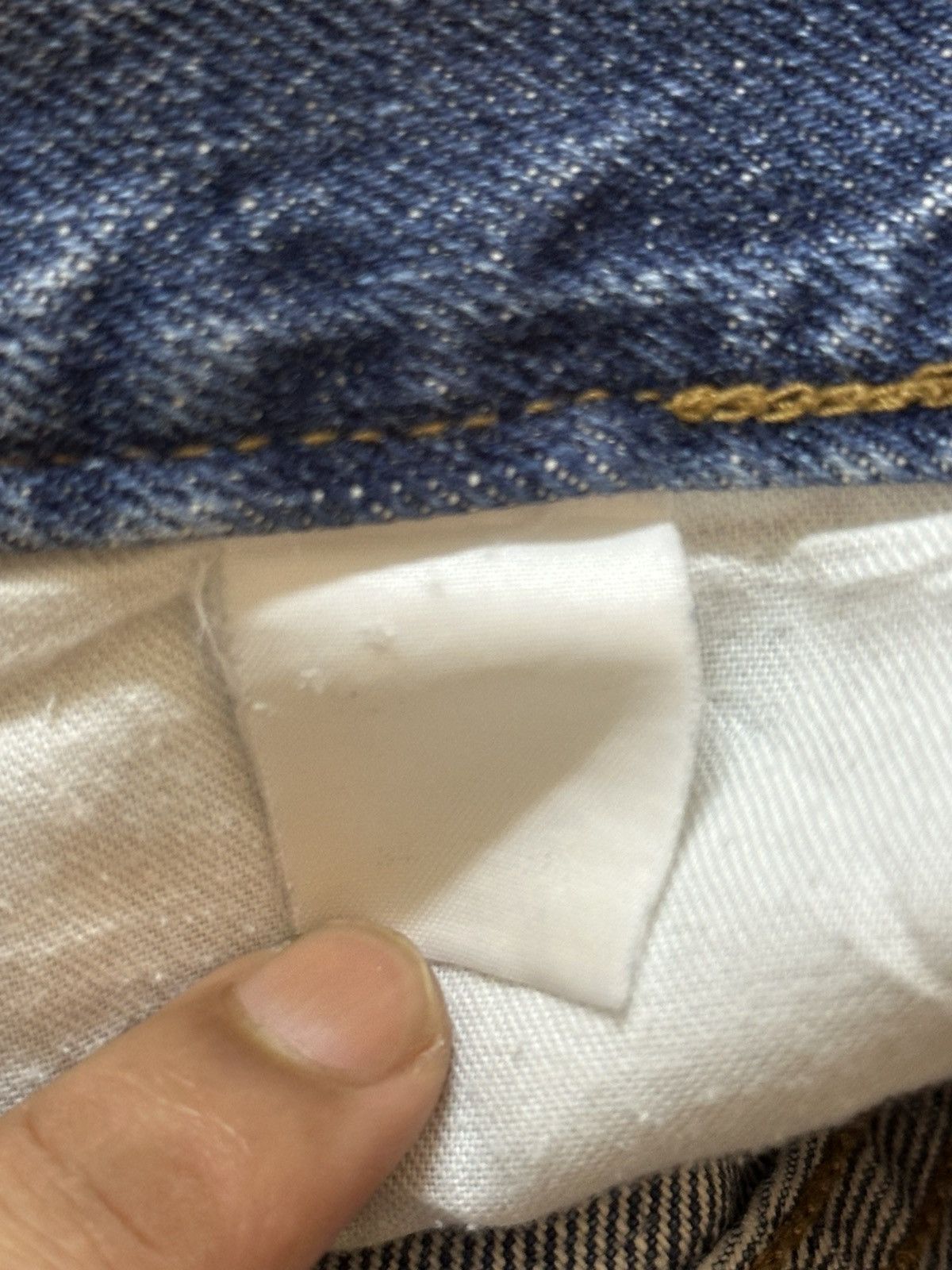 Evisu Vintage Elvis Presley Blue Faded Wash Distress Loose Jeans Size US 32 / EU 48 - 9 Thumbnail