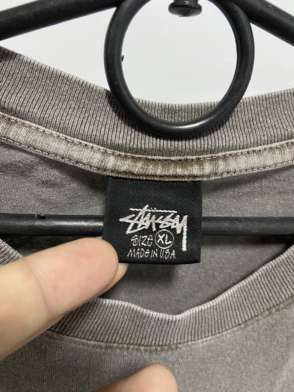 Stussy × Vintage Stussy T Shirt Big Logo Style Vintage Skate Y2K Size US XL / EU 56 / 4 - 4 Thumbnail