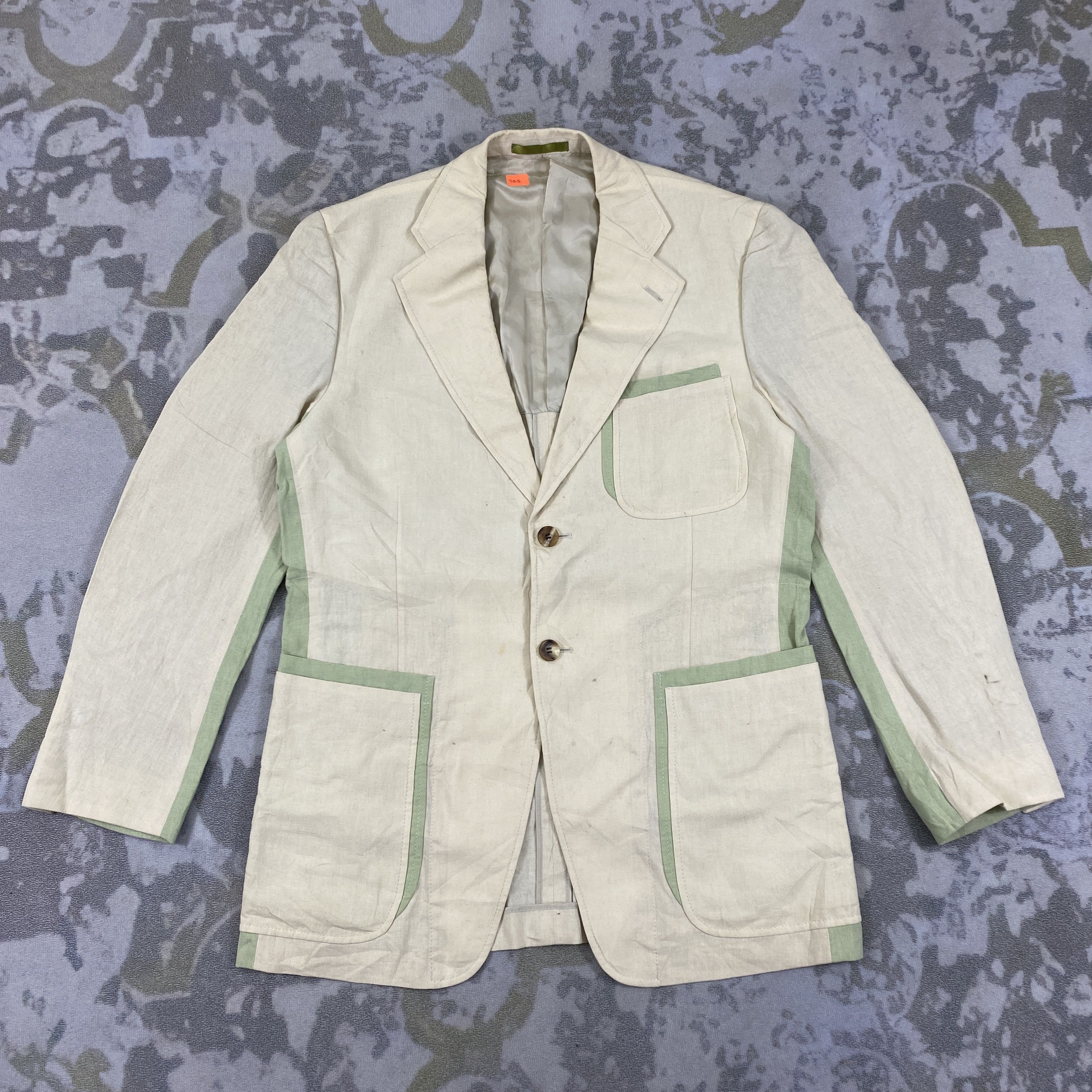 Japanese Brand IFSIXWASNINE JK-W PEAK-2/M Leoapard Print Blazer