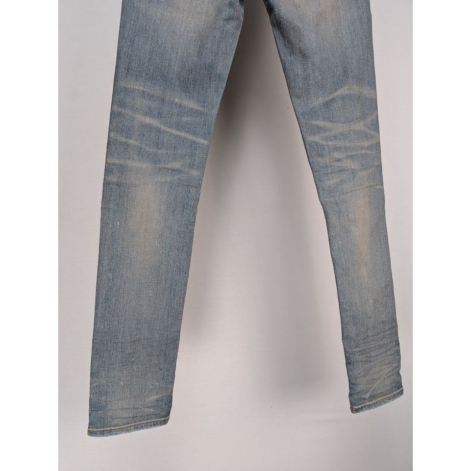 Amiri o1rshd1 Q:2 / Denim Repair Thrasher Jeans in Clay Indigo Size US 32 / EU 48 - 15 Thumbnail