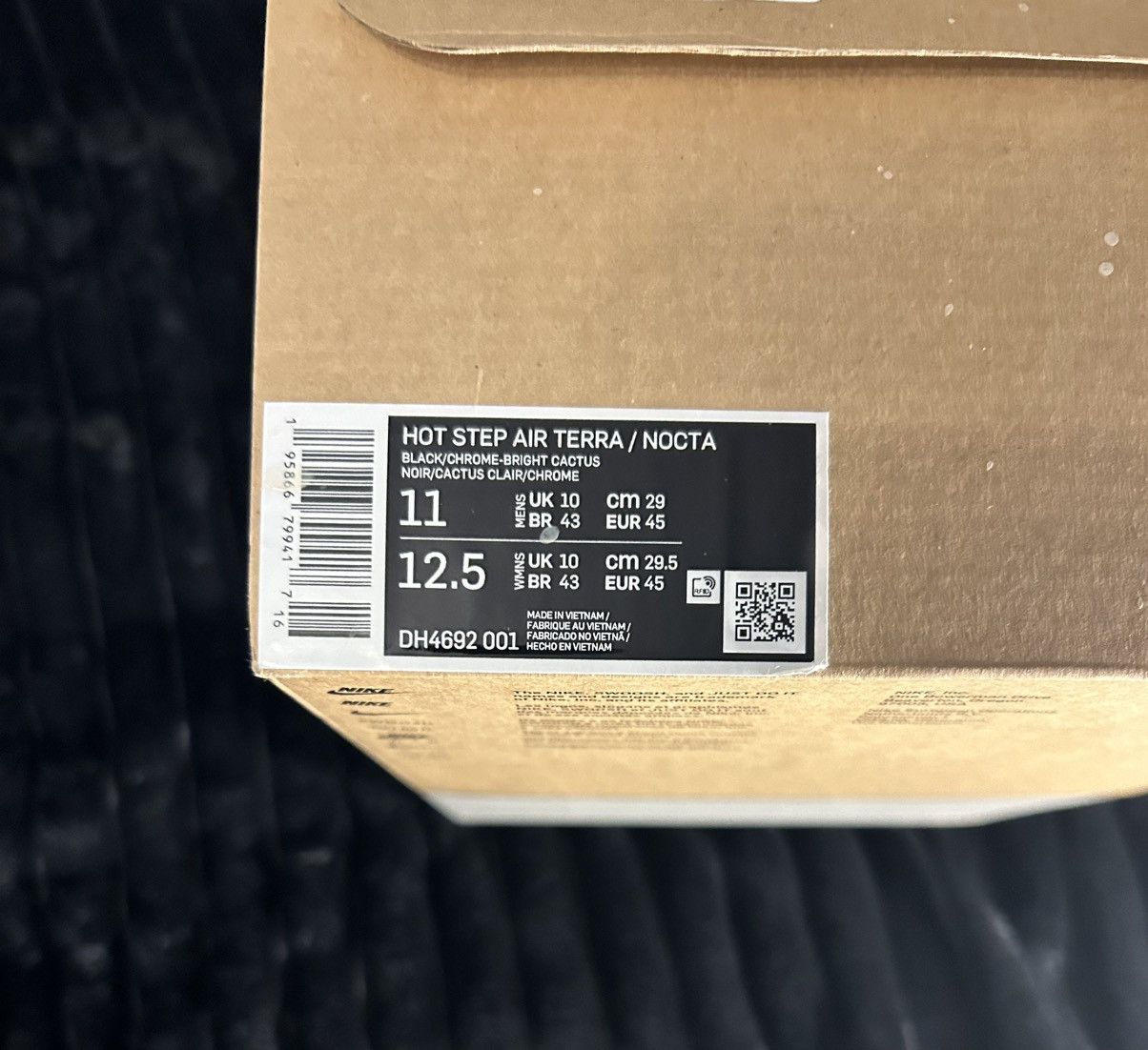 NOCTA NOCTA x Nike Hot Step Air Terra Black Size US 11 / EU 44 - 5 Thumbnail