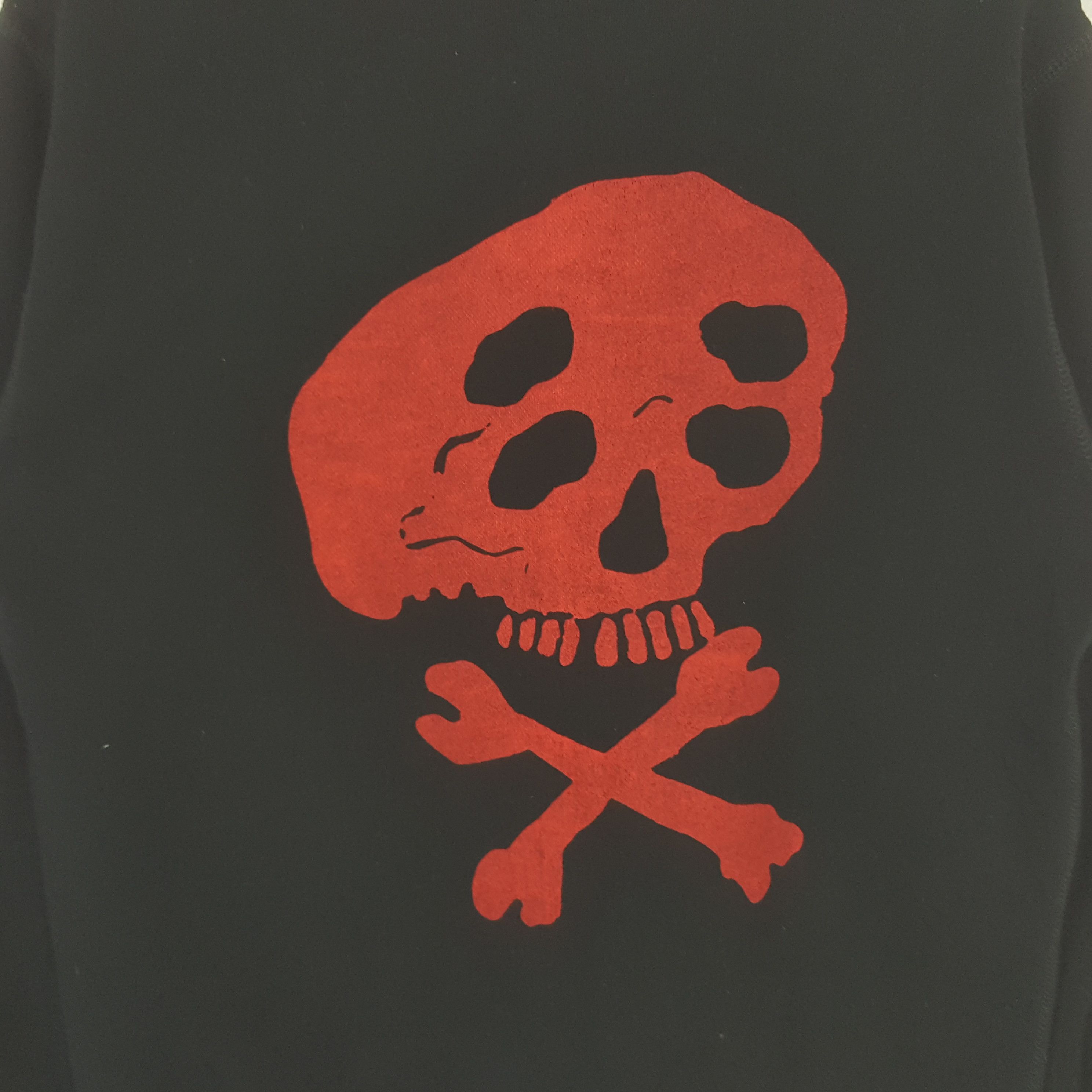 Alpha Industries × Vintage Vintage Alpha Industries Punk Style Sweatshirt C289N16 Size US M / EU 48-50 / 2 - 2 Thumbnail