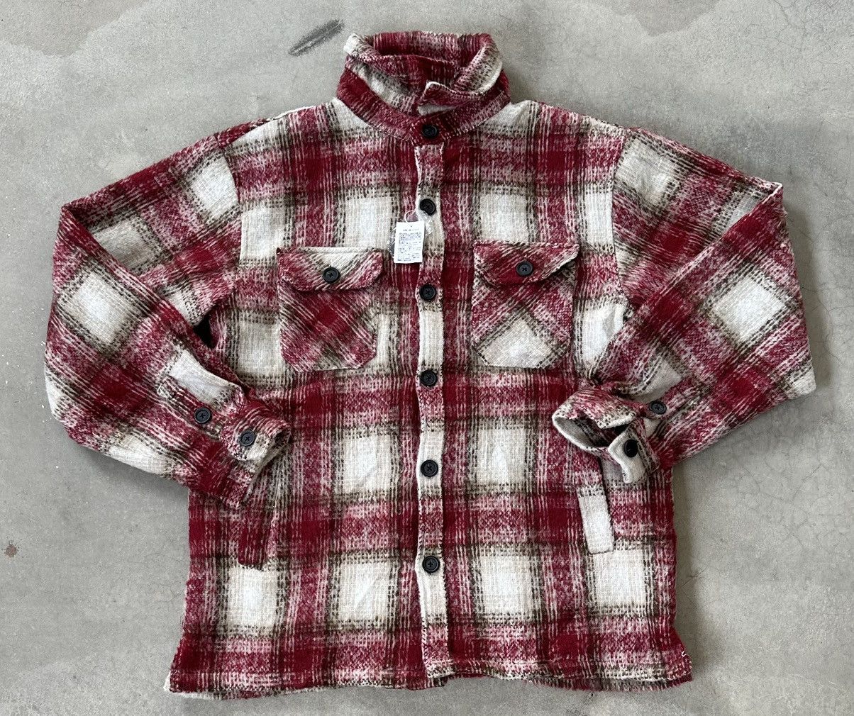 Japanese Brand FULL GLOW FLANNEL SHIRT TARTAN BLANKET DESIGN Size US L / EU 52-54 / 3 - 1 Thumbnail