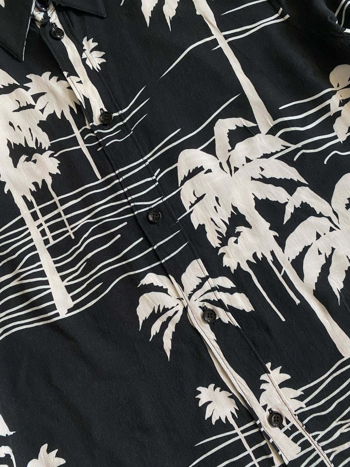Celine × Hedi Slimane Celine - SS21 Palm Tree Long Sleeve Shirt Size US M / EU 48-50 / 2 - 2 Thumbnail