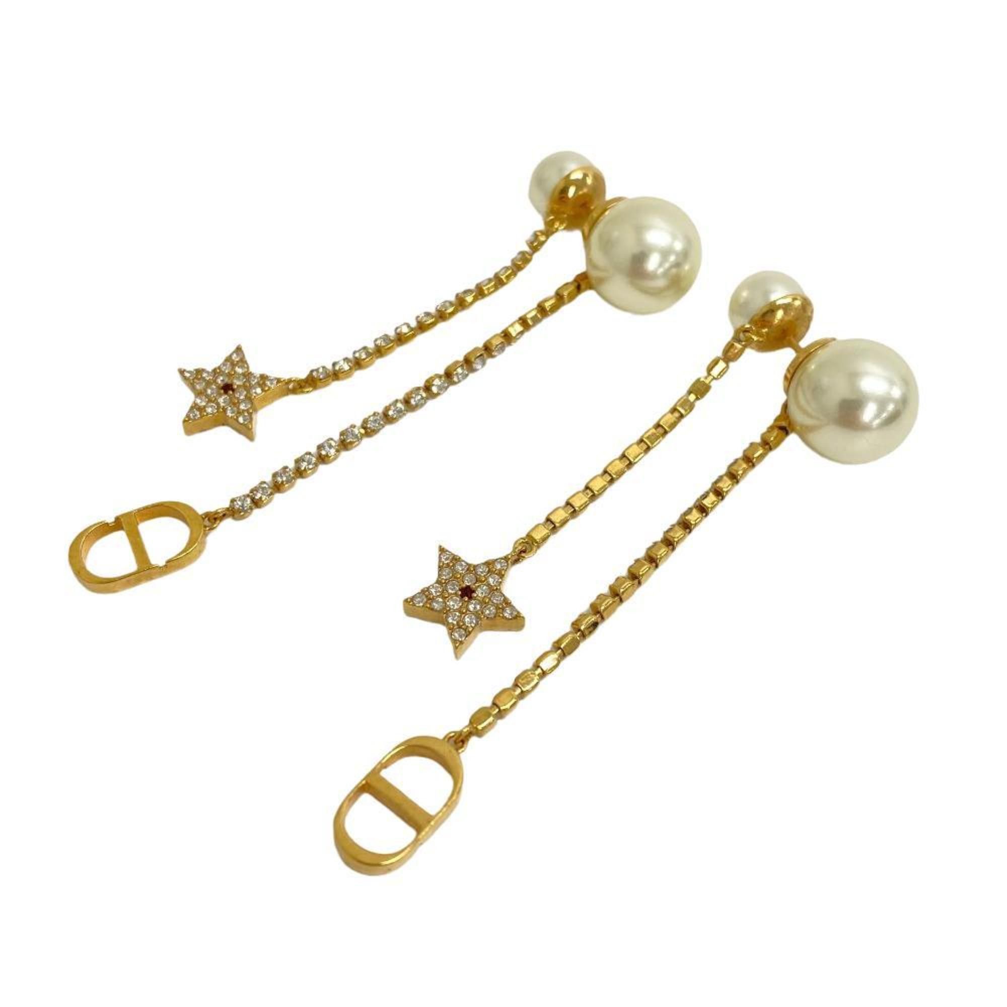 image of Christian Dior Dior Tribales Earrings Gold Women's Z0006399