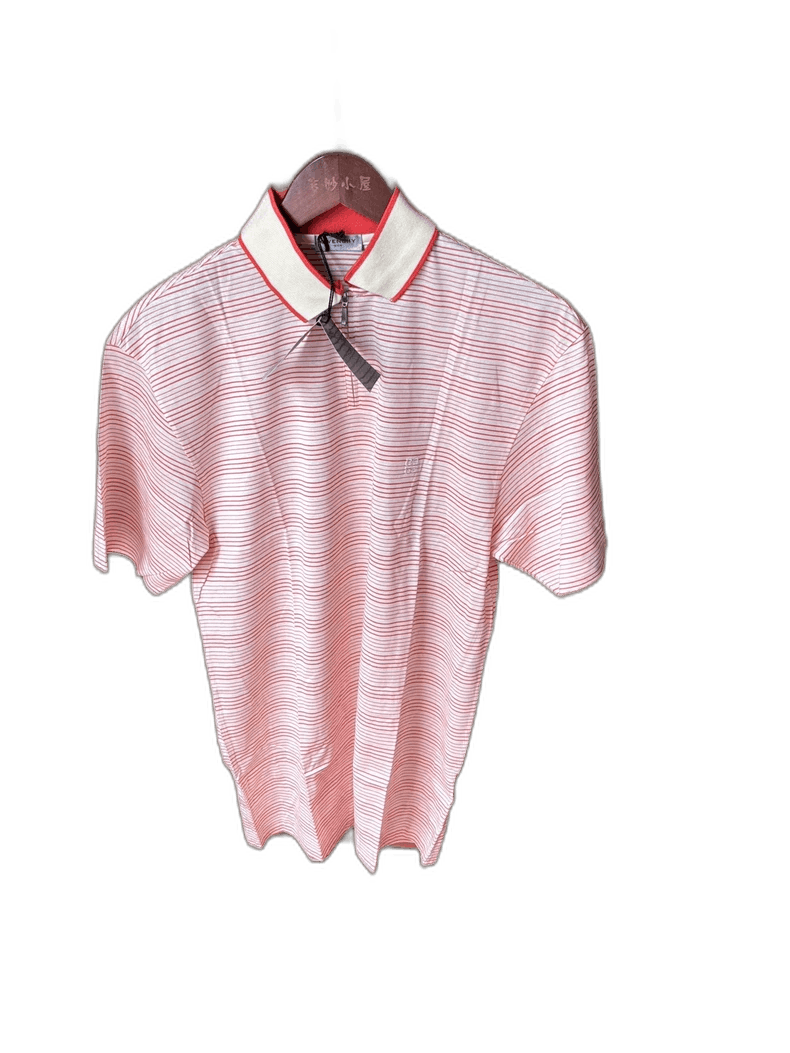 Givenchy Givenchy Givenchy Cotton Striped Short Sleeve Polo -2507 Size US S / EU 44-46 / 1 - 1 Thumbnail