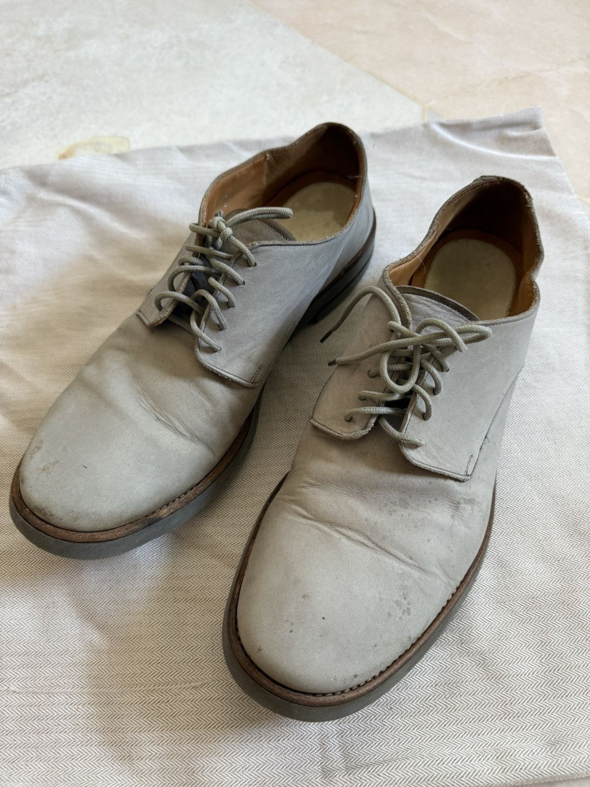 Maison Margiela Maison margiela derby suede shoes Size US 8 / EU 41 - 1 Thumbnail