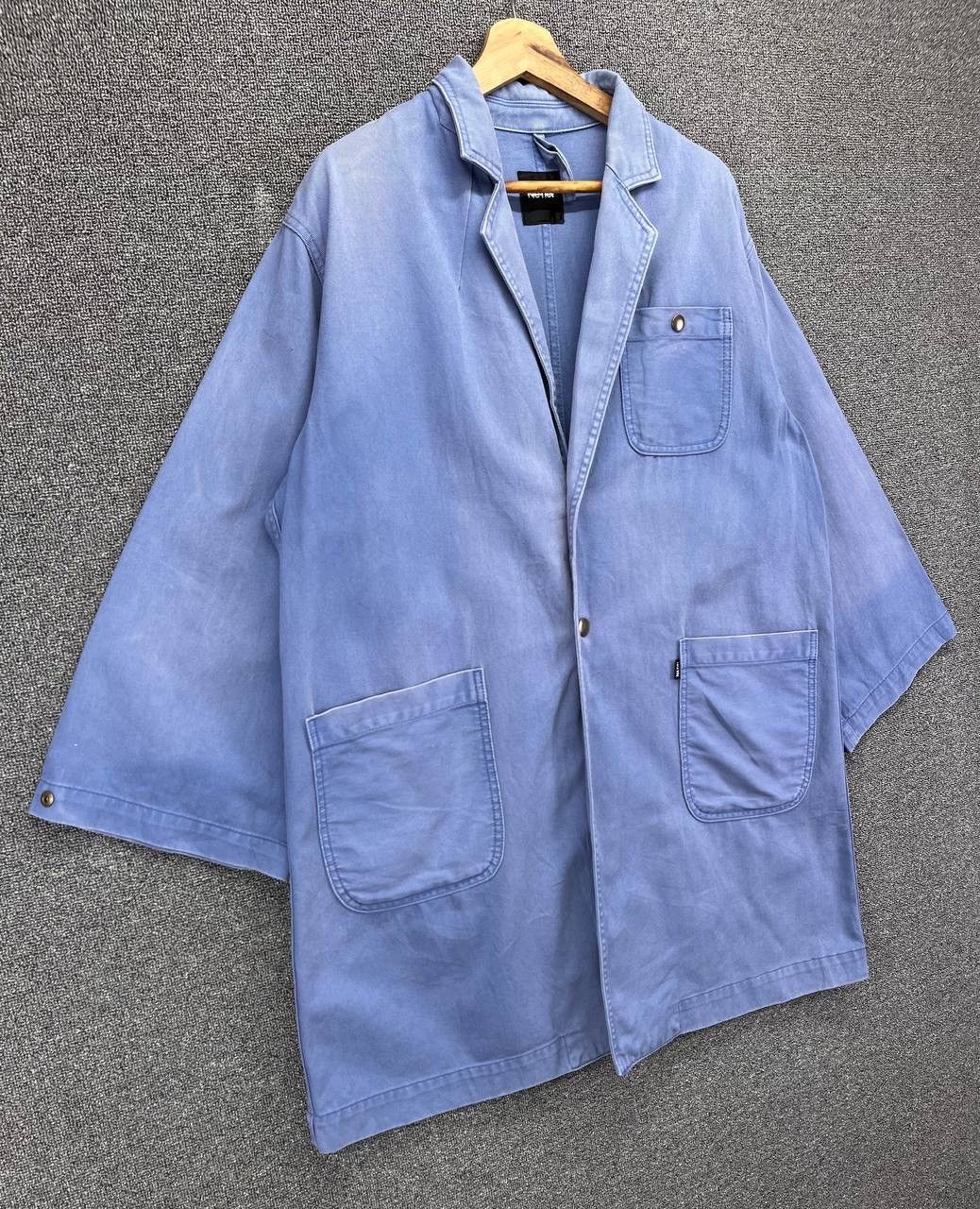 Issey Miyake Vintage Issey Miyake Ne-Net Rare Chore Jacket Size US L / EU 52-54 / 3 - 2 Thumbnail