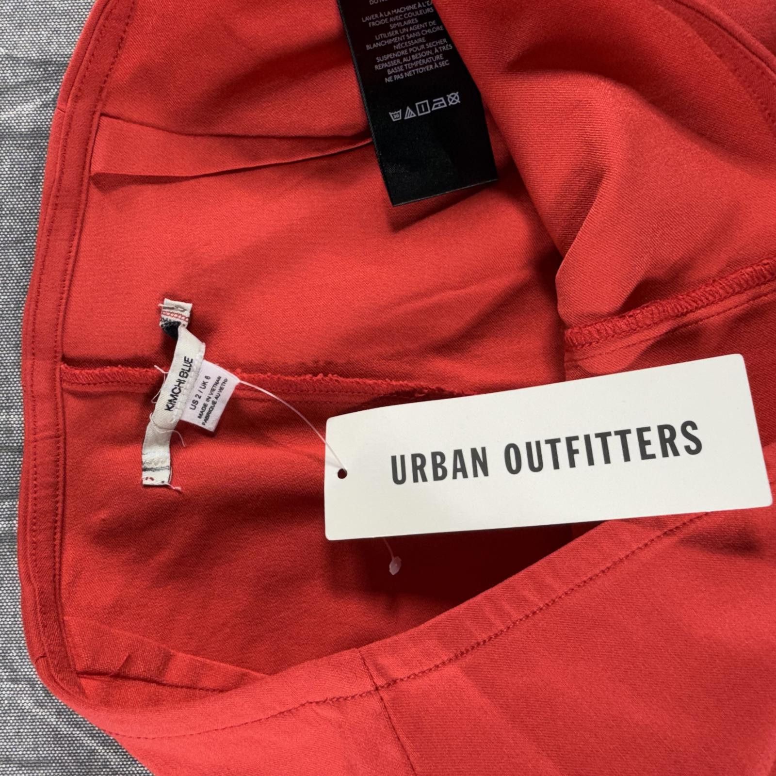 Other Urban Outfitters Pants Women's 2 Red Kimchi Blue NWT Size 26" / US 2 / IT 38 - 5 Thumbnail