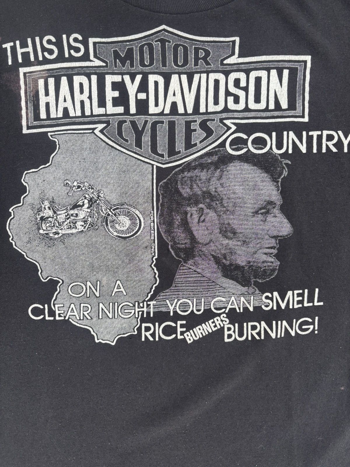 Harley Davidson Vintage 80s Harley Davidson T Shirt Size US L / EU 52-54 / 3 - 3 Thumbnail