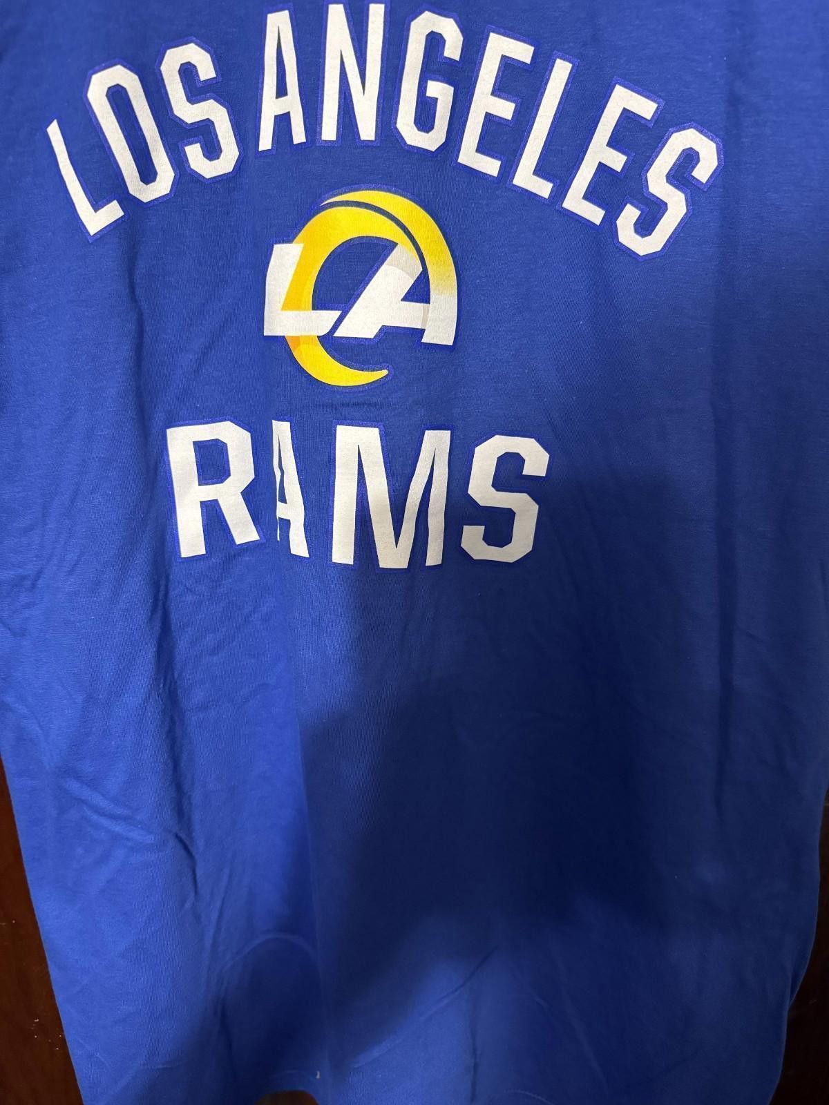 Other Los Angeles Rams Fanatics Men's tee Sz L Blue NEW WITH TAGS Size ONE SIZE - 3 Thumbnail