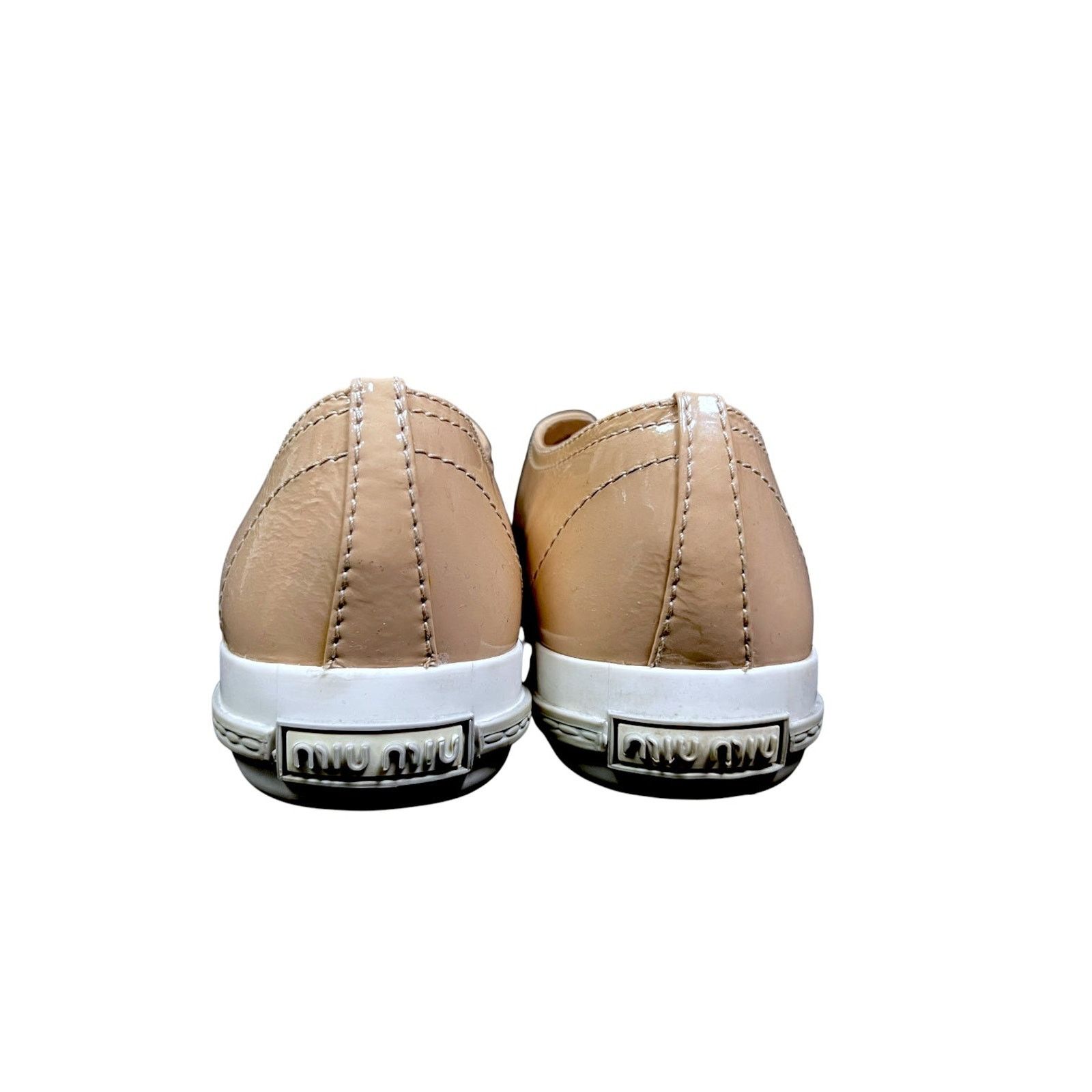 Miu Miu Miu Miu Size 38 Crystal Embellished Patent Leather Shoes Size US 7.5 / IT 37.5 - 4 Thumbnail