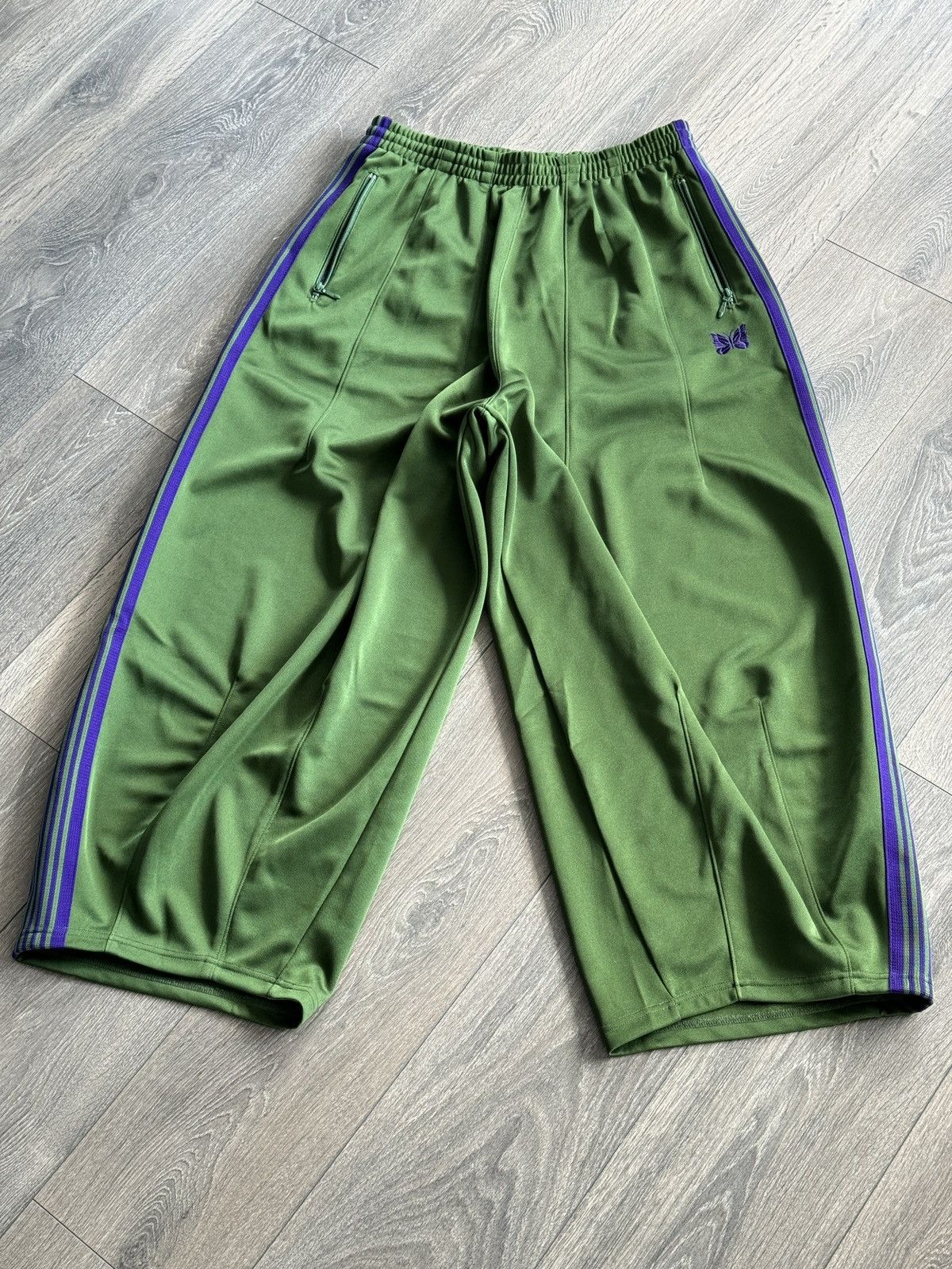 Needles H.D Track Pants Green | Grailed