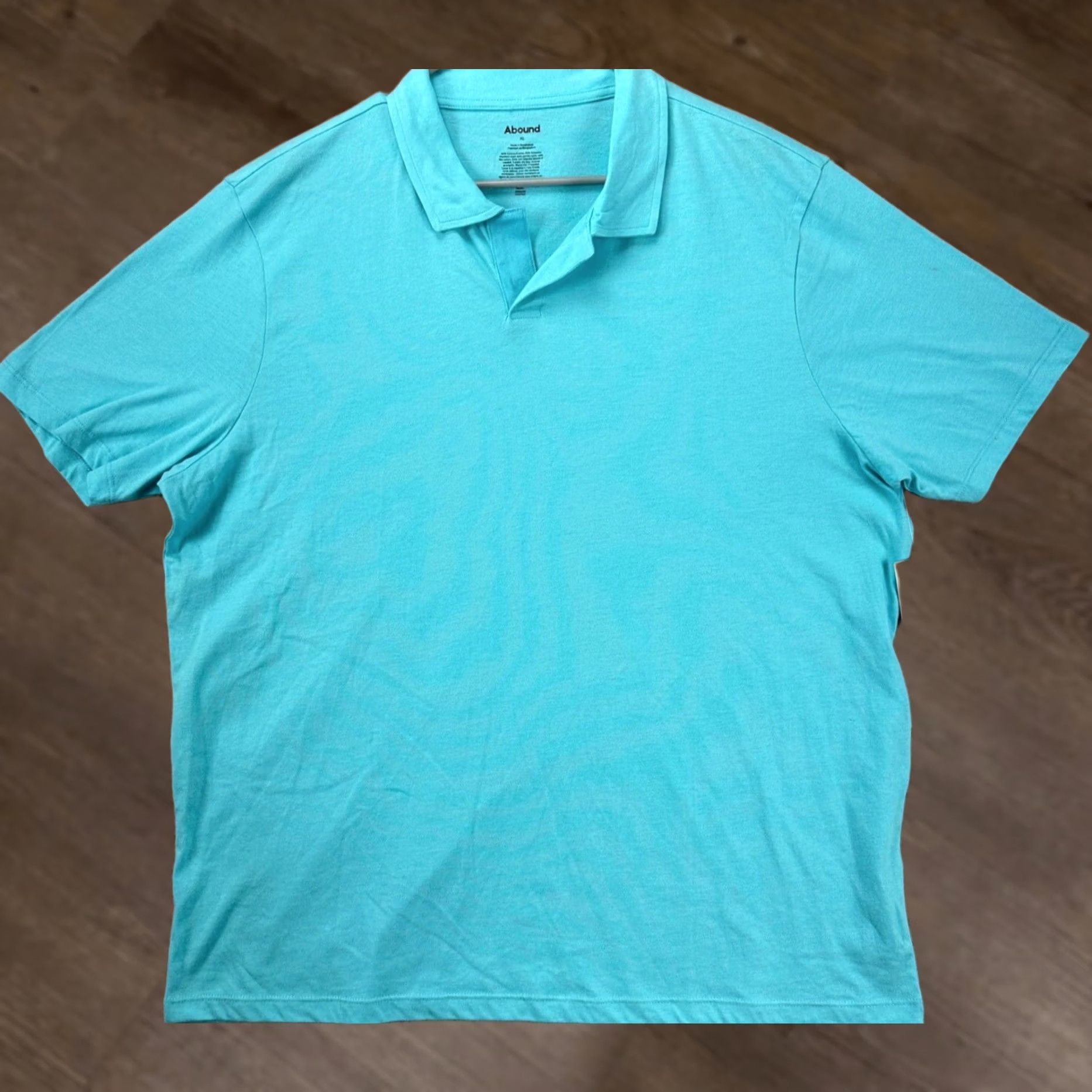 Vintage Abound Shirt Mens XL Teal Polo Short Sleeve Casual Outdoor Rugby Athletic NEW Size US XL / EU 56 / 4 - 1 Thumbnail