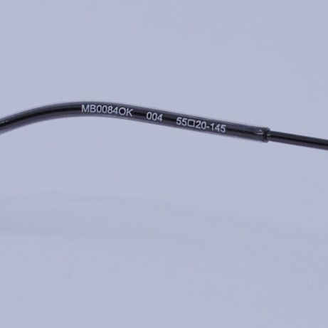 Montblanc Montblanc MB0084OK 004 Eyeglasses Dark Ruthenium 55mm Size ONE SIZE - 4 Thumbnail