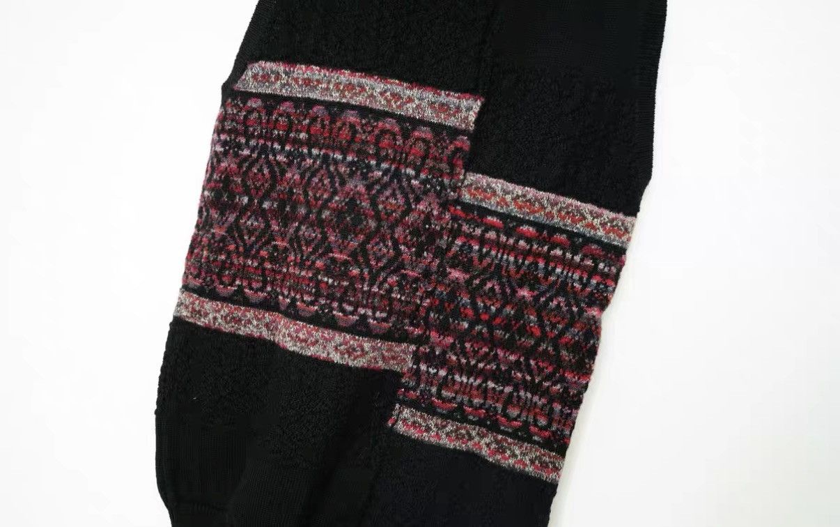 Yohji Yamamoto Yohji Yamamoto Vintage Knit Mismatched Panel Vest Size US L / EU 52-54 / 3 - 4 Thumbnail