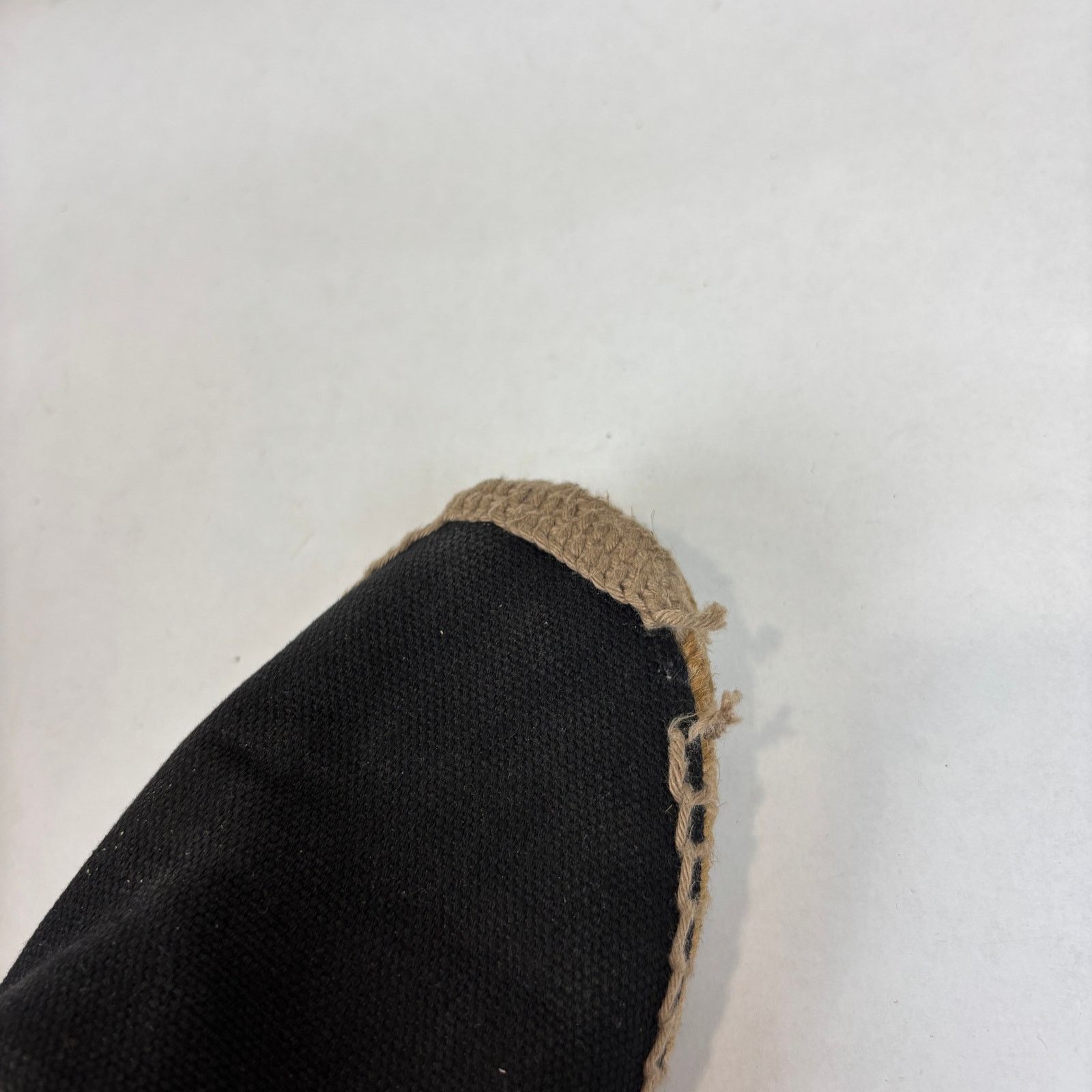 Saint Laurent Spellout Black Espadrilles Women's 7