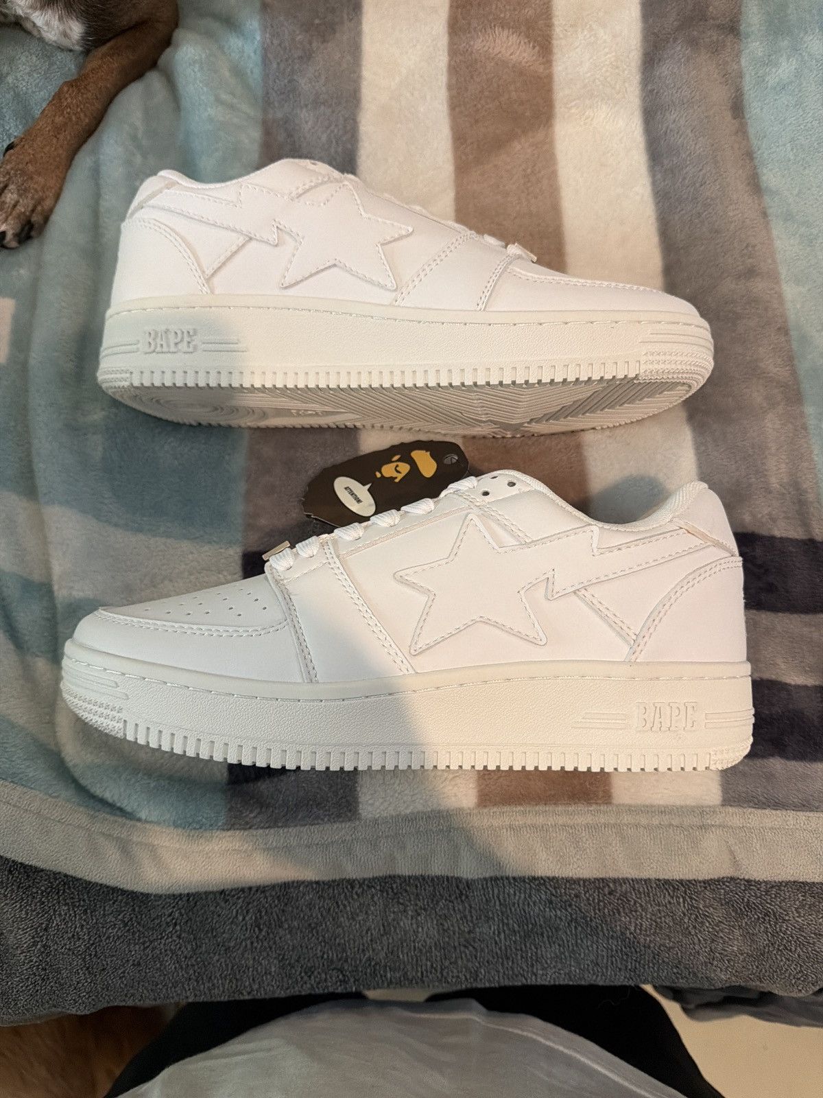 Bape Bape Sta Low White size 9 Size US 9 / EU 42 - 4 Thumbnail