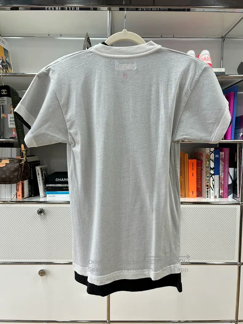 Vetements Vetements White Fake Two-Piece Double Layered T-Shirt Shor Size US XS / EU 42 / 0 - 5 Thumbnail