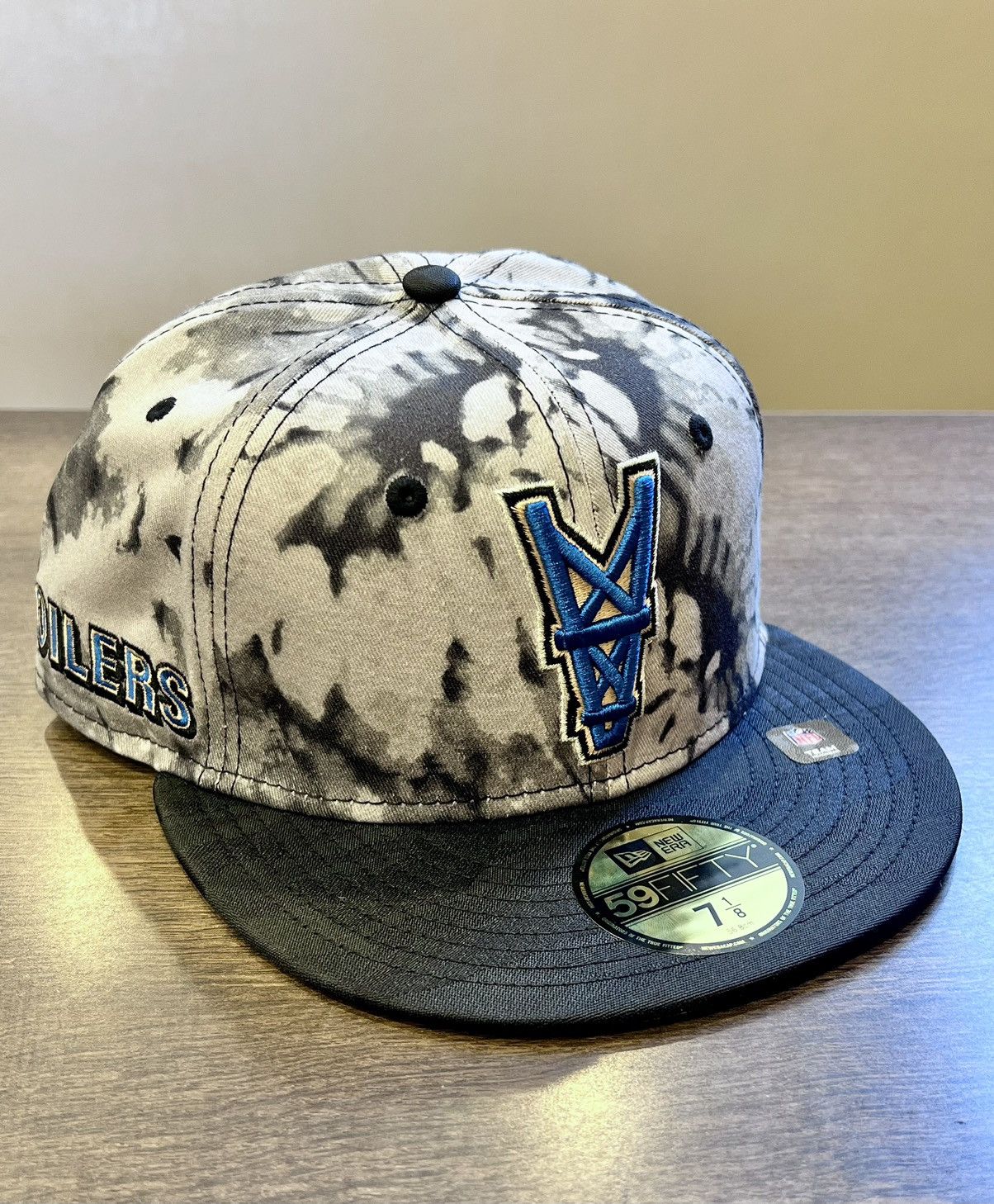 image of Fragment Design x Myfitteds 7 1/8 Myfitteds Houston Oilers Travis Scott Fragment Nfl Cap in Grey