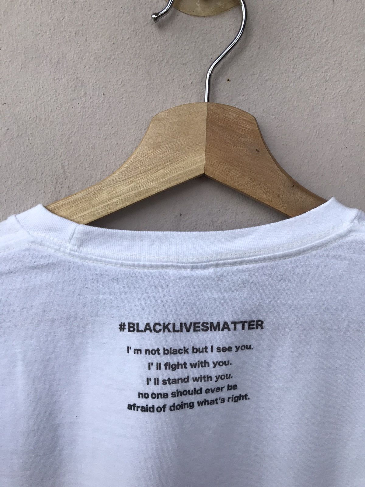 Japanese Brand Vintage Y2k I Love Myself Black Lives Matter Tee Size US M / EU 48-50 / 2 - 6 Thumbnail