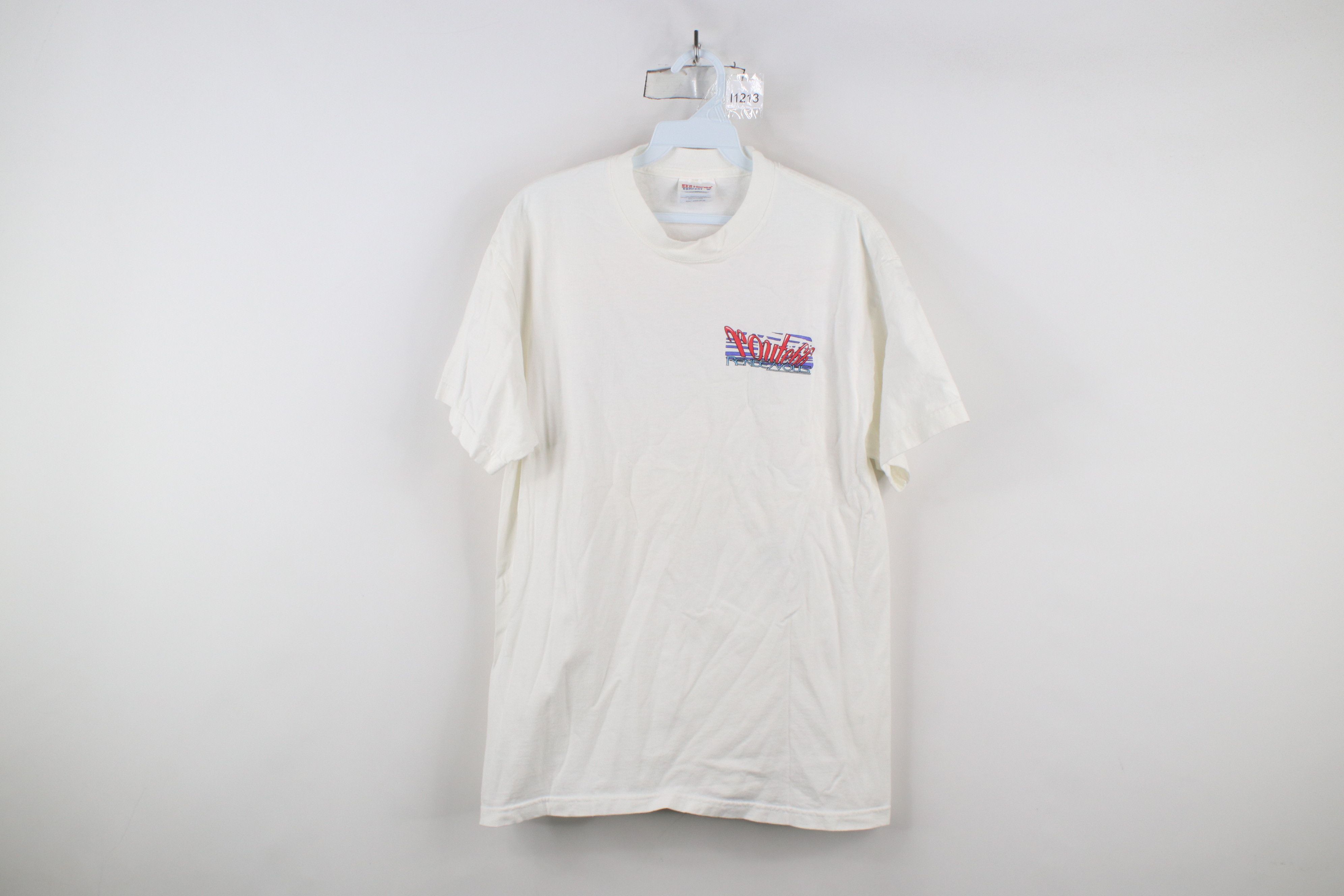 Vintage Vintage 90s Route 66 Rendezvous Car Show T-Shirt White Size US L / EU 52-54 / 3 - 1 Thumbnail