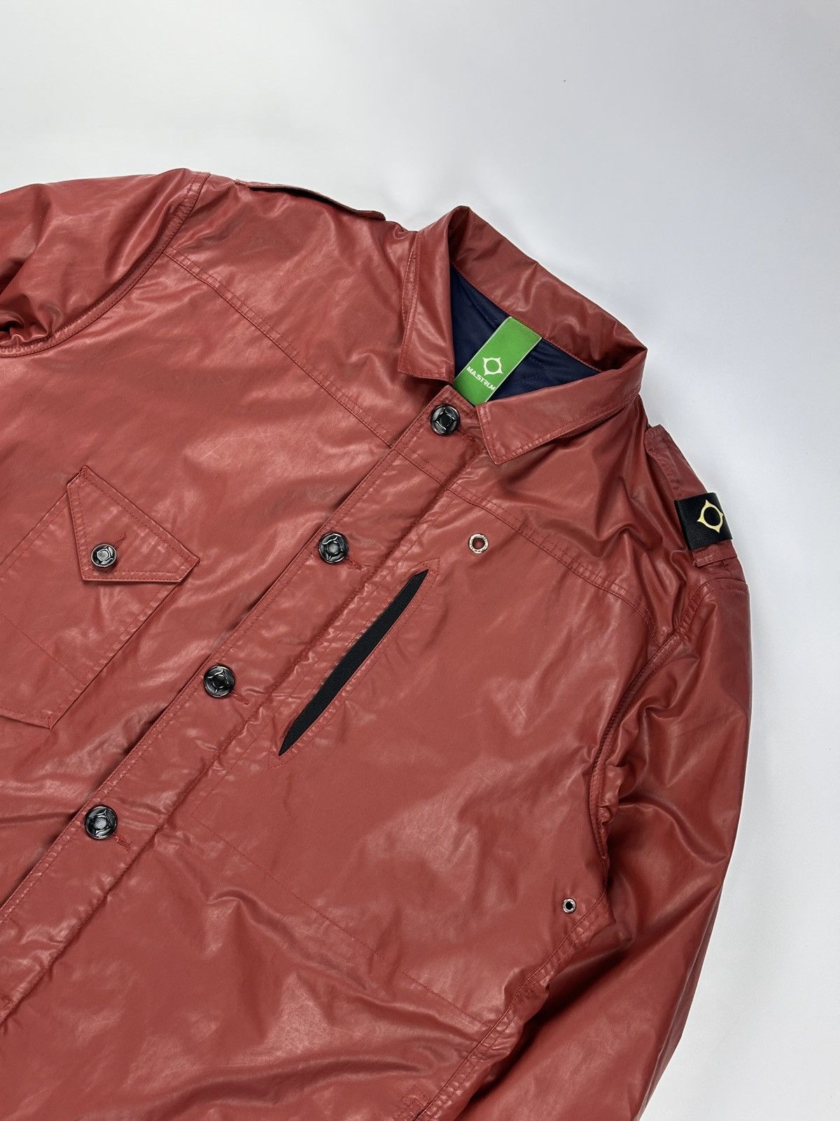 MA.STRUM MA.Strum Red/Burgundy Leather Jacket Size US XL / EU 56 / 4 - 2 Thumbnail