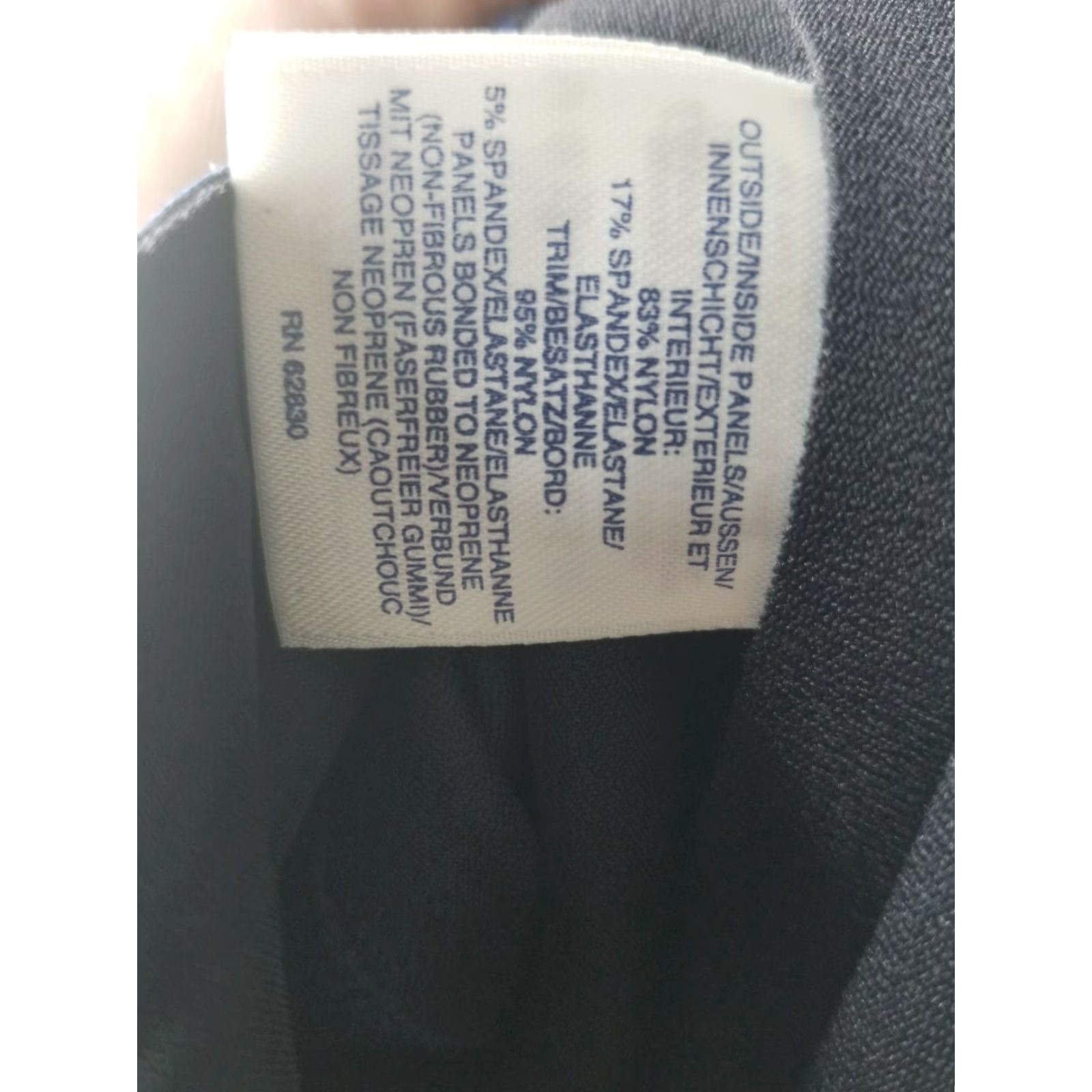 Lands' End LANDS' END Womens 6 Neoprene Long Sleeve Colorblock Surf Wetsuit Navy Size M / US 6-8 / IT 42-44 - 2 Thumbnail