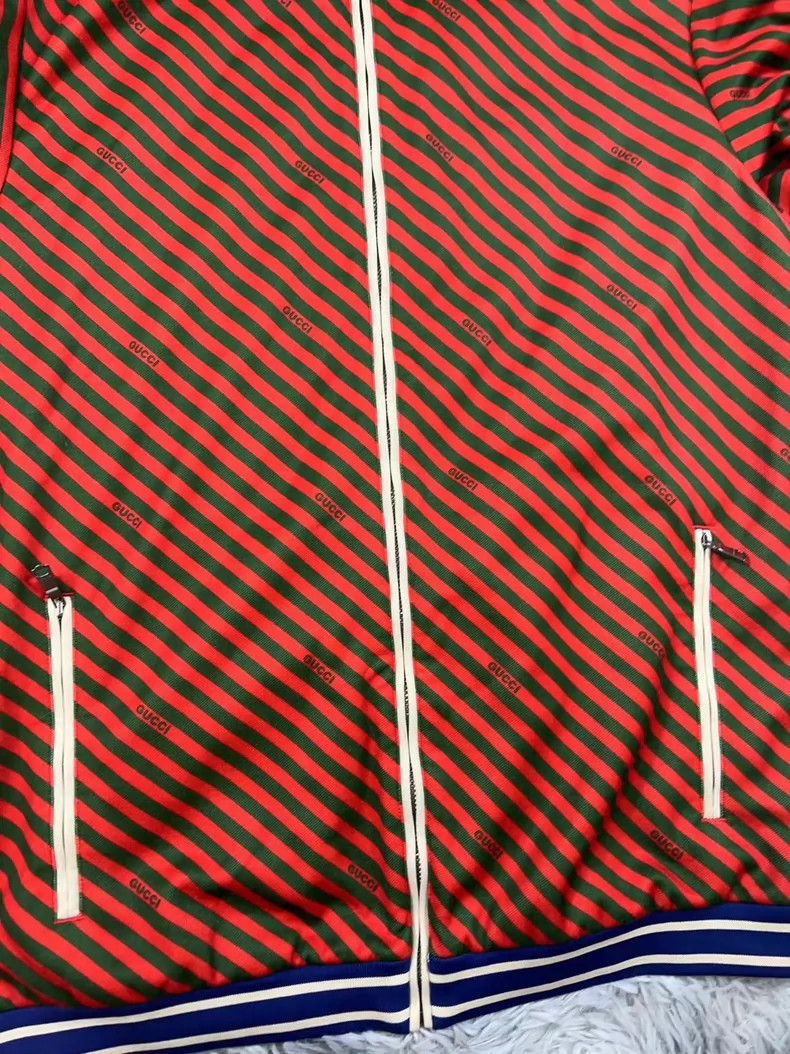 Gucci Gucci Striped full-printed logo jacket Size US S / EU 44-46 / 1 - 3 Thumbnail