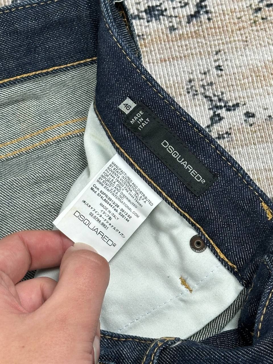 Dsquared2 Dsquared 2 Distressed Paint Splatter Slim Jeans Size US 32 / EU 48 - 8 Thumbnail