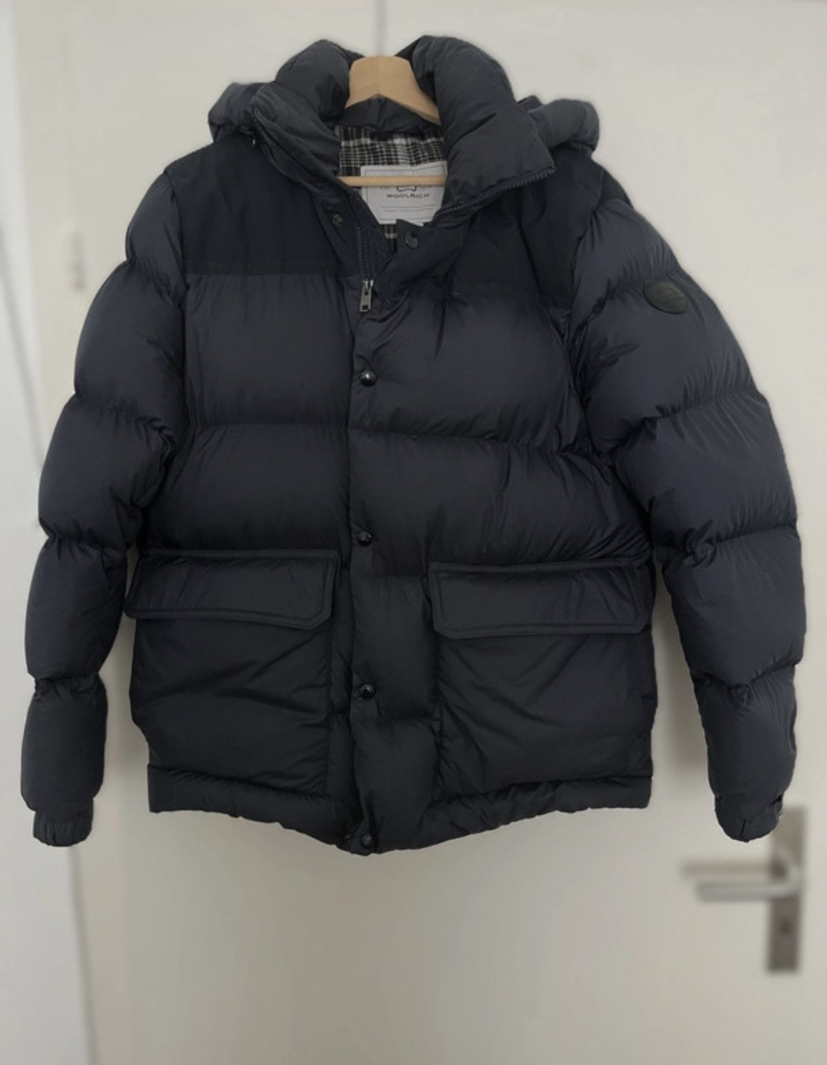 Woolrich Woolen Mills Sierra Supreme quilted shell hooded down jacket Size US L / EU 52-54 / 3 - 1 Thumbnail