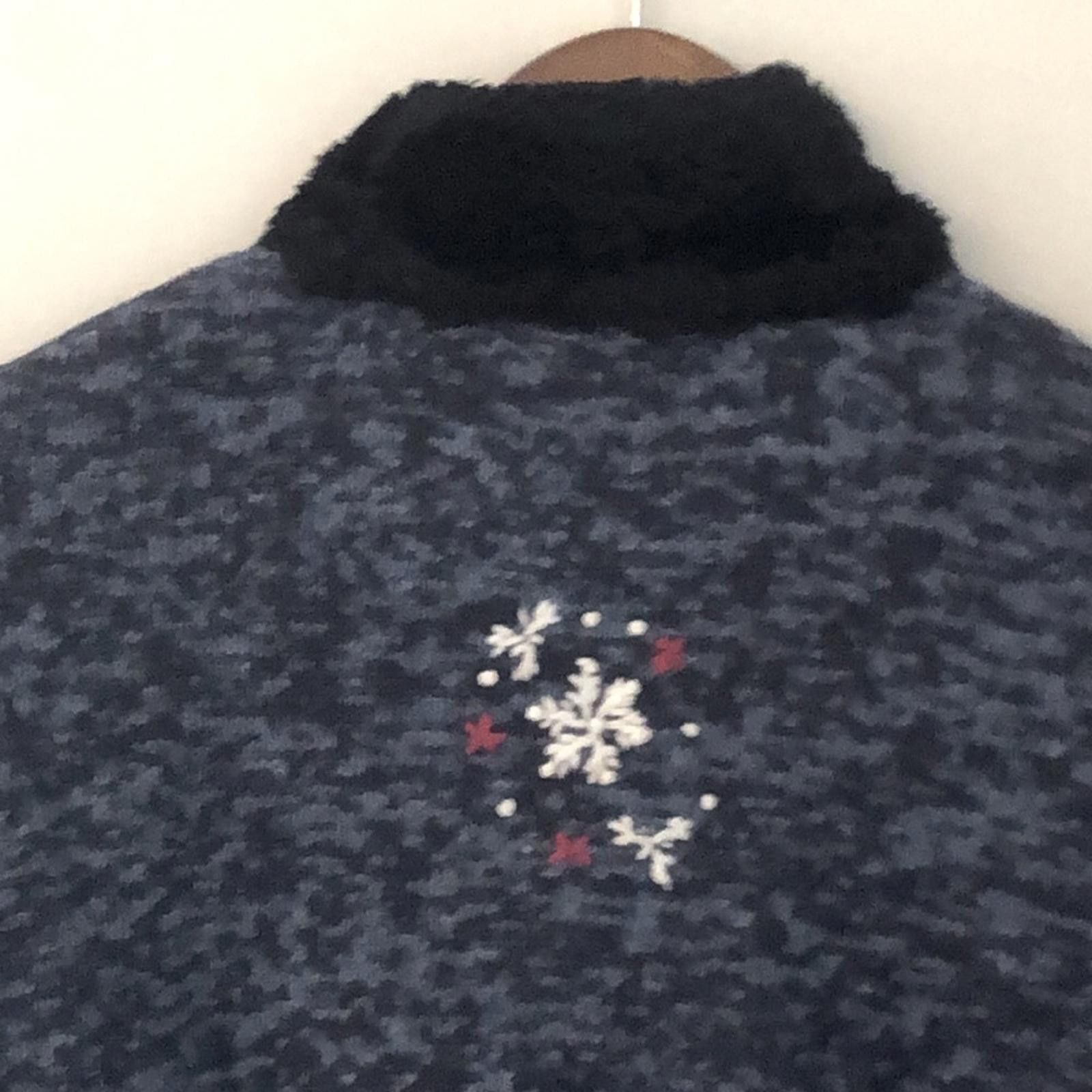 Erima Erika Christmas Knit Sweater snowflakes embroidery SZ Med Size M / US 6-8 / IT 42-44 - 4 Thumbnail
