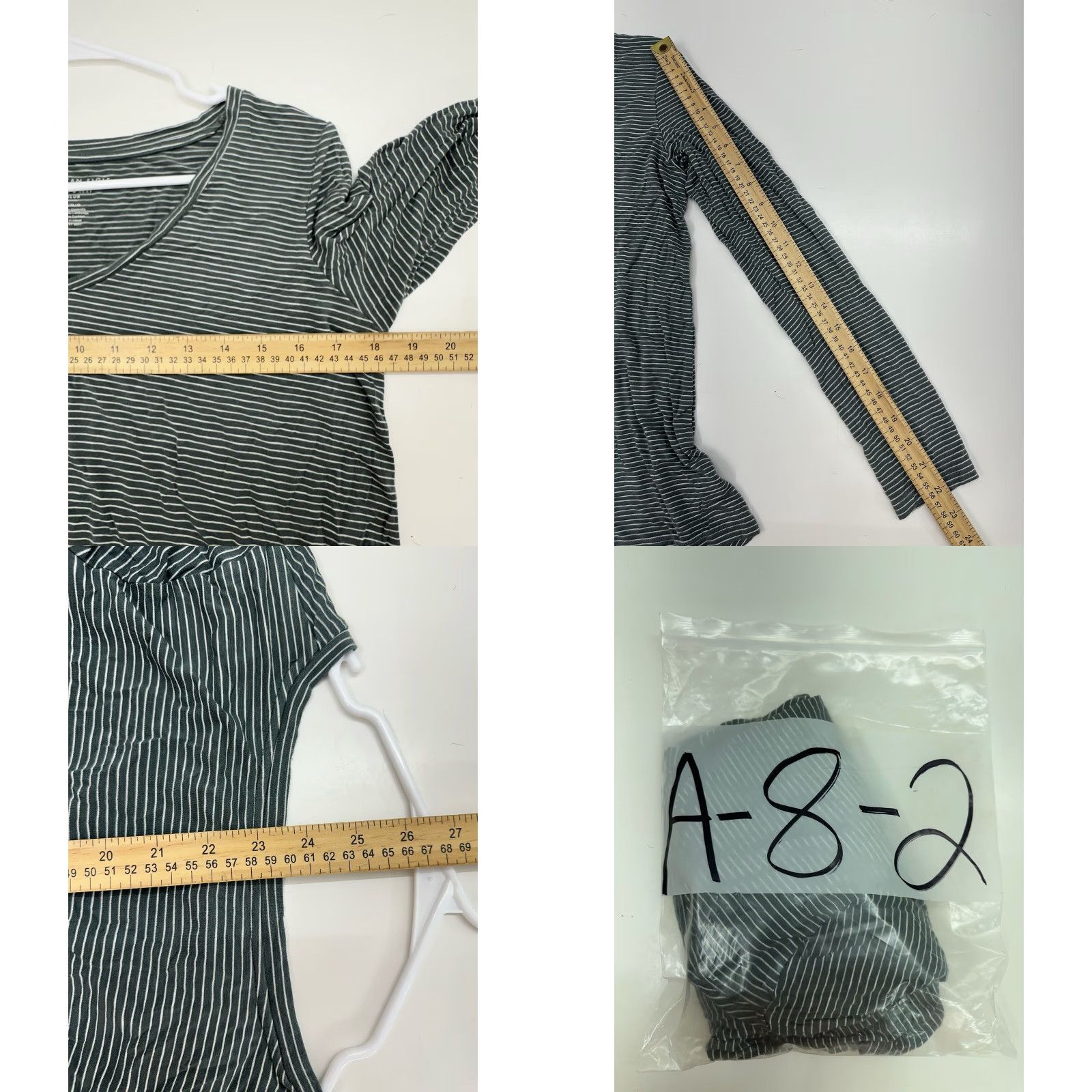 American Eagle Outfitters American Eagle Outfitters Blouse Shirt Long Sleeve Green Size M Womens Slub Knit V-Neck Size M / US 6-8 / IT 42-44 - 8 Thumbnail