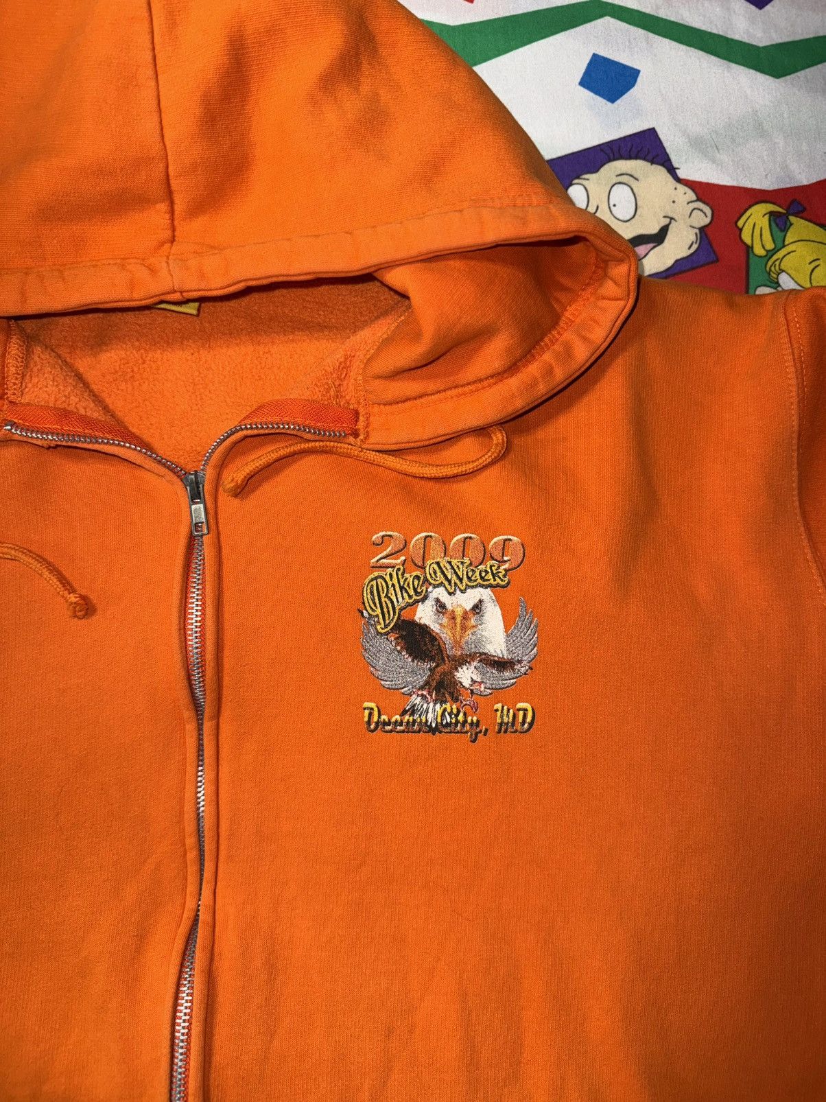 Other Y2K OCMD Bike Week 2009 Graphic Zip Up Light Jacket Size US XXL / EU 58 / 5 - 2 Thumbnail