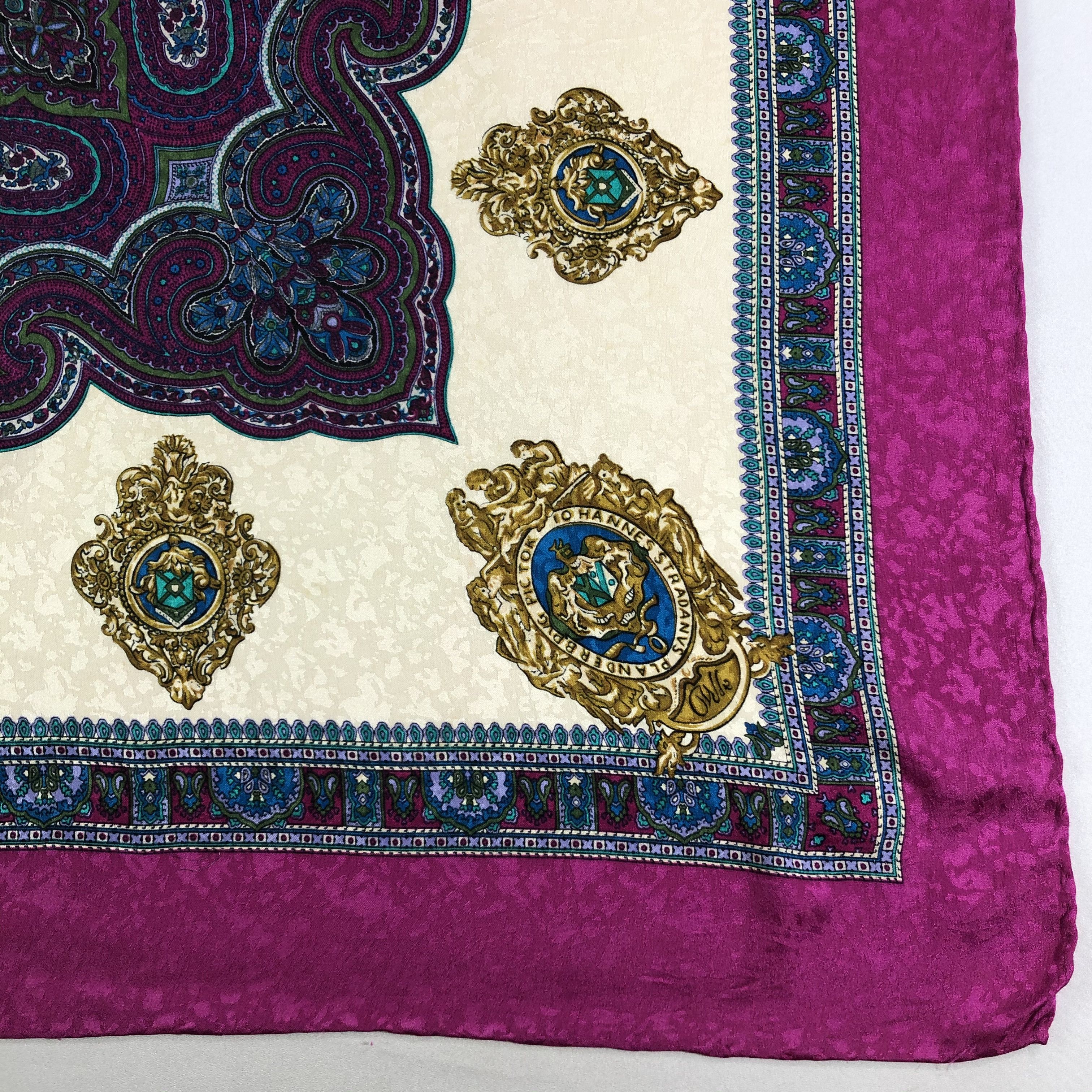 Vintage Vintage Silk Scarf Size ONE SIZE - 3 Thumbnail