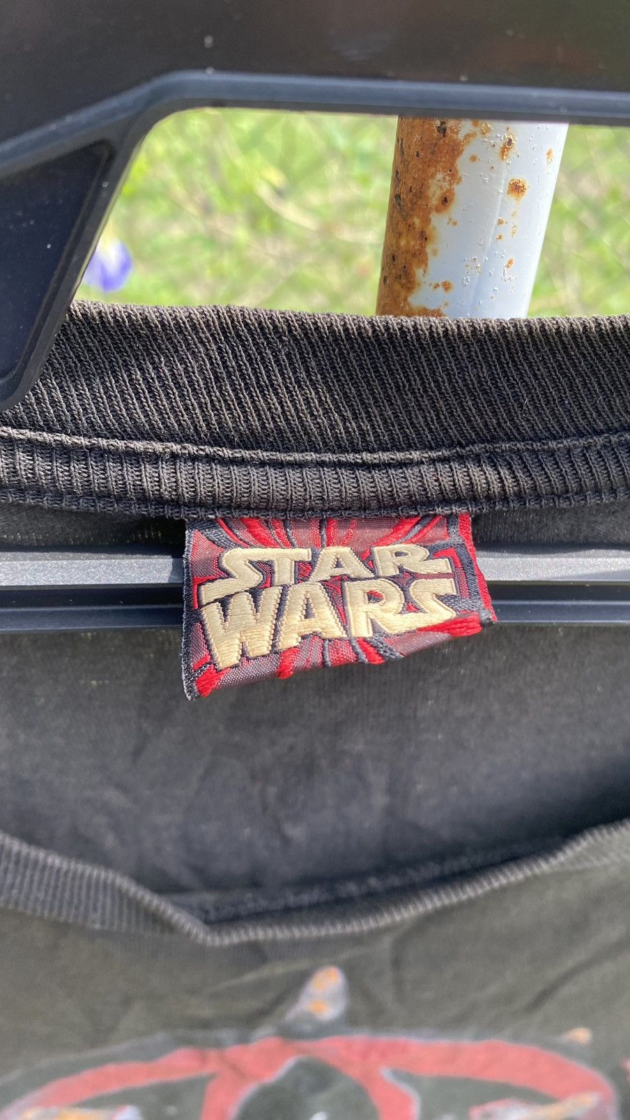 Star Wars Very Rare 90s Star Wars Darth Maul Face Double Sided Print Size US XL / EU 56 / 4 - 4 Thumbnail