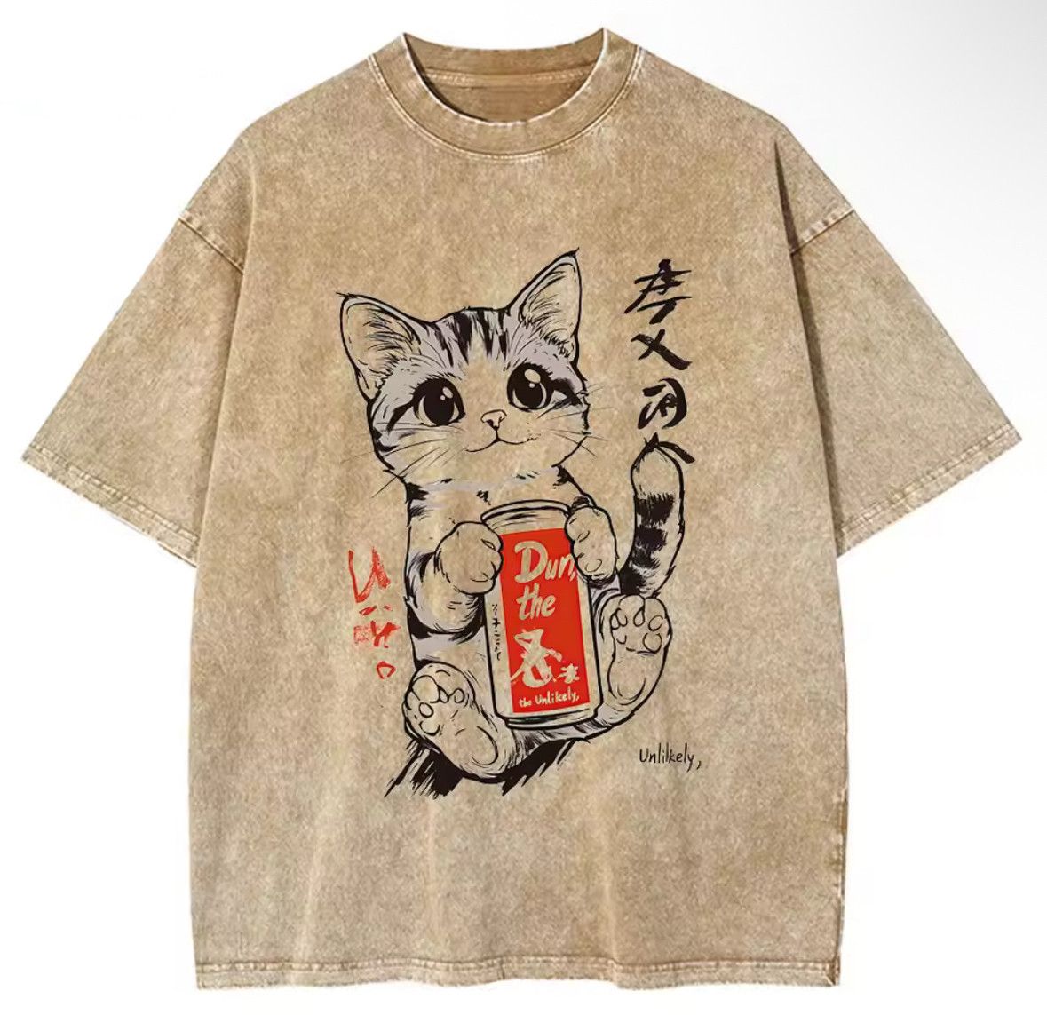Japanese Brand Y2K Vintage Cute Innocence Cat Print Distressed T-Shirt Size US XL / EU 56 / 4 - 2 Thumbnail