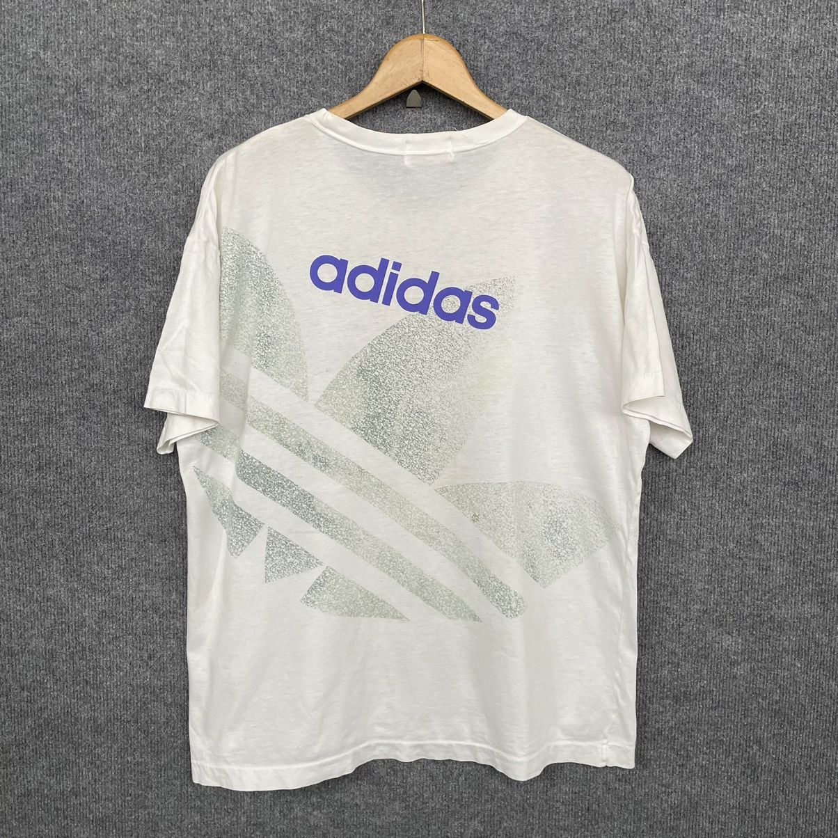 Adidas × Vintage Vintage 1990s Adidas AOP All Single Stitch T Shirt Size US L / EU 52-54 / 3 - 8 Thumbnail
