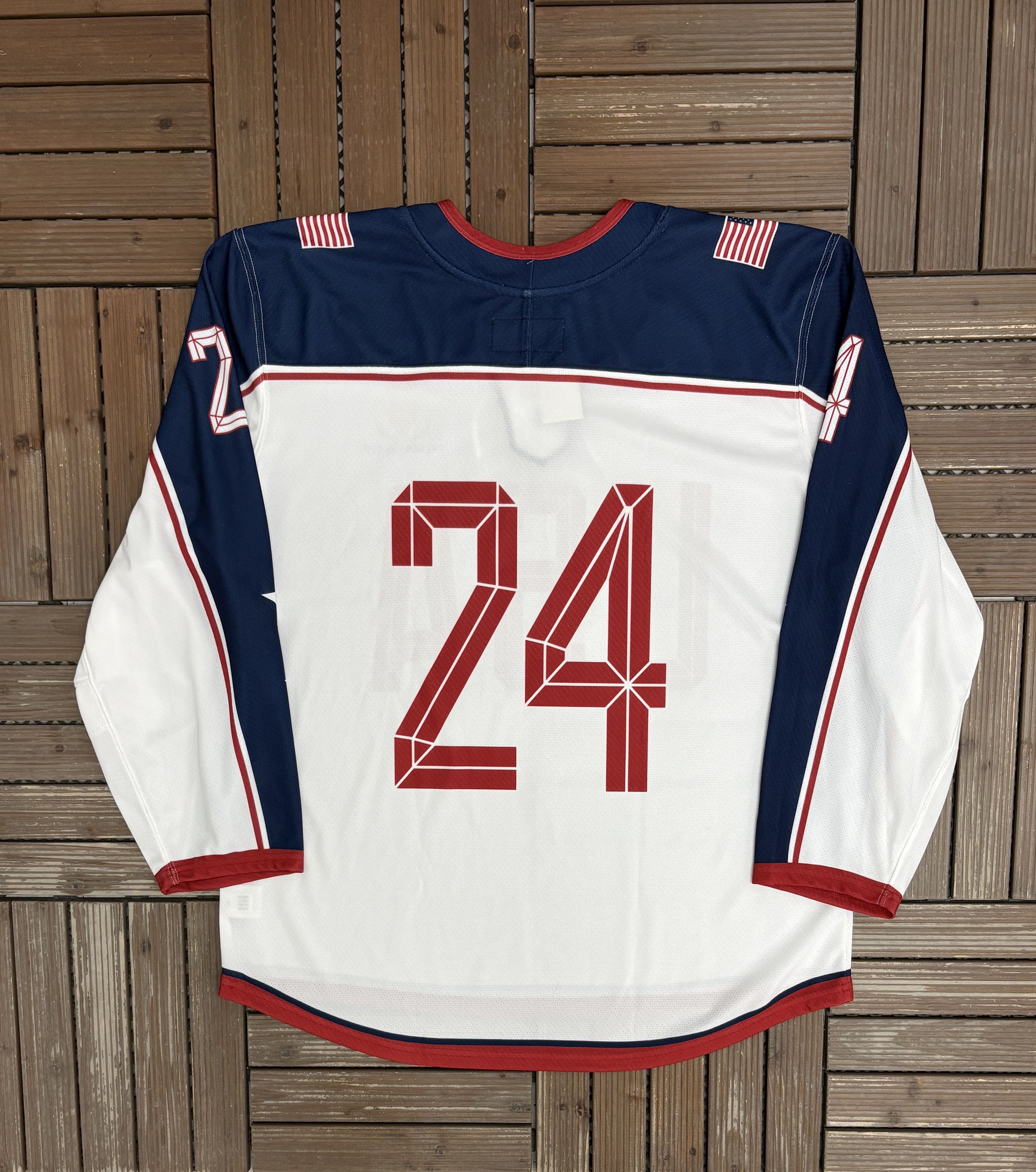 Adidas USA Presidents Cup White Hockey Jersey Size US XL / EU 56 / 4 - 4 Thumbnail