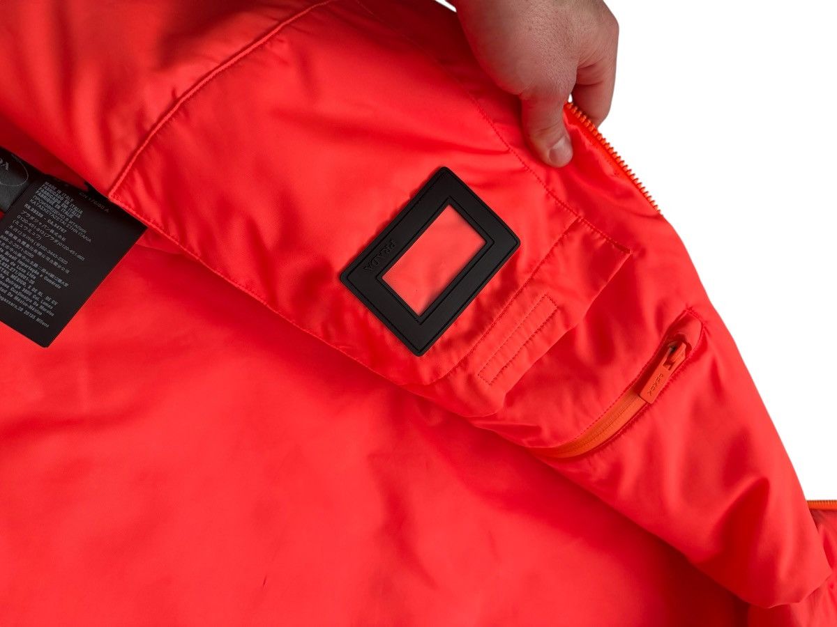Prada Lines Rossa Fluorescent Tangerine Insulated Parka Size US S / EU 44-46 / 1 - 8 Thumbnail