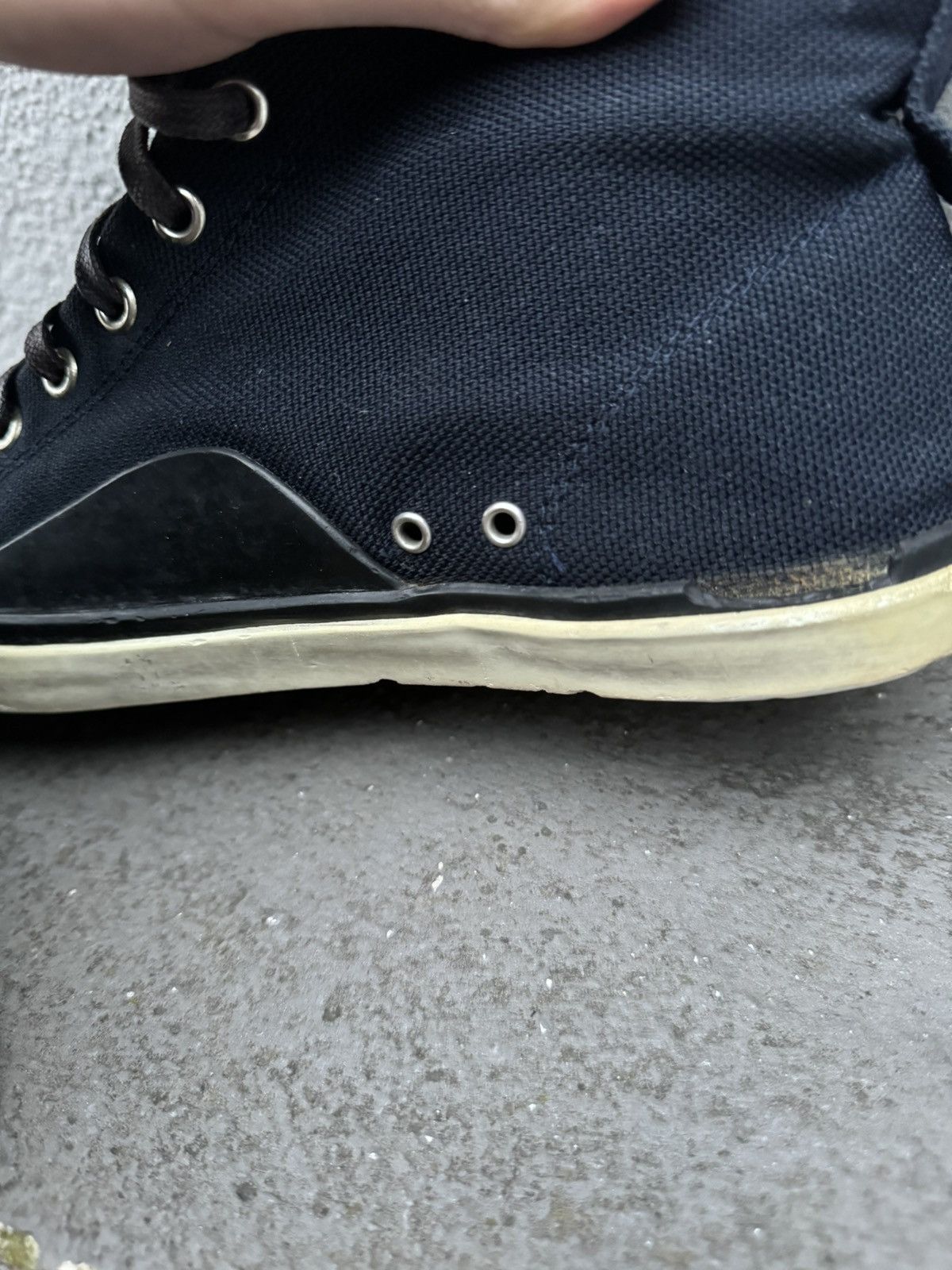 Balenciaga × Vintage Vintage Balenciaga Trainers Canvas Avangard Hihg Top Size US 9.5 / EU 42-43 - 12 Thumbnail