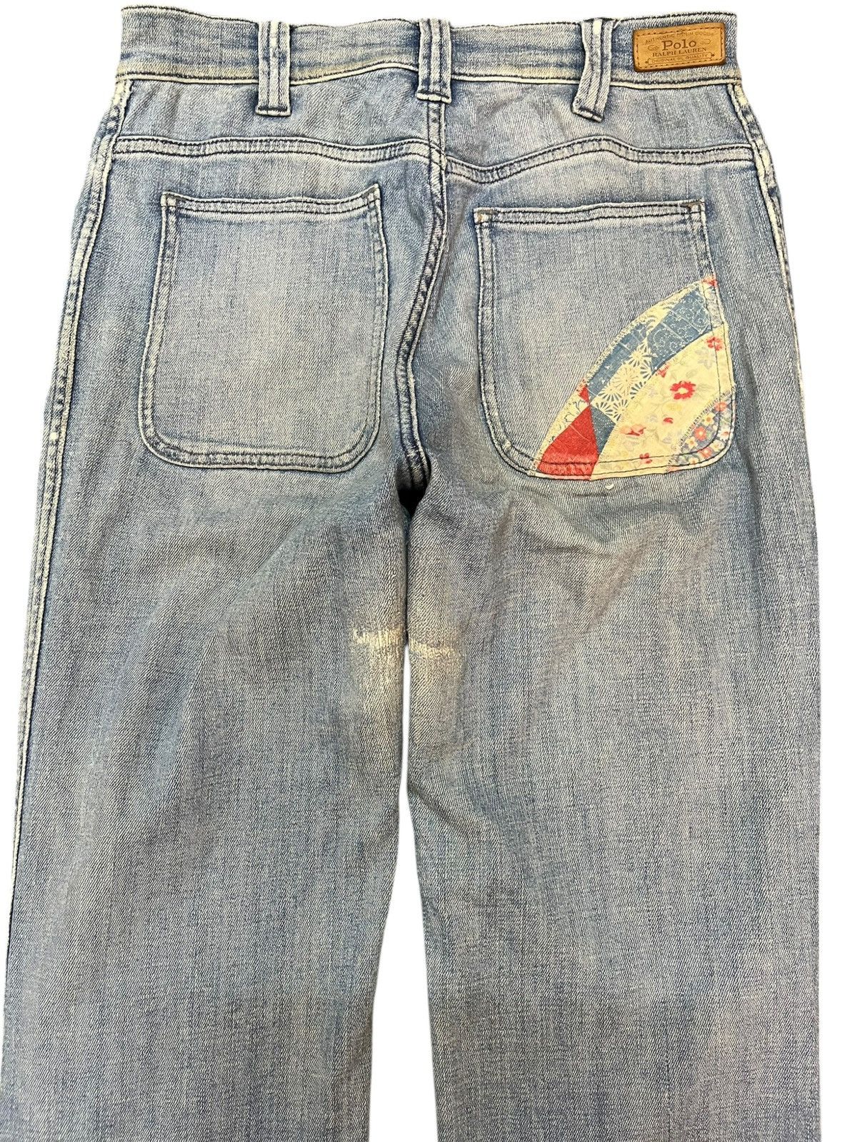 Polo Ralph Lauren × RRL Ralph Lauren × Ralph Lauren Vintage Polo Ralph Lauren Flare Mural Denim Size US 28 / EU 44 - 8 Thumbnail