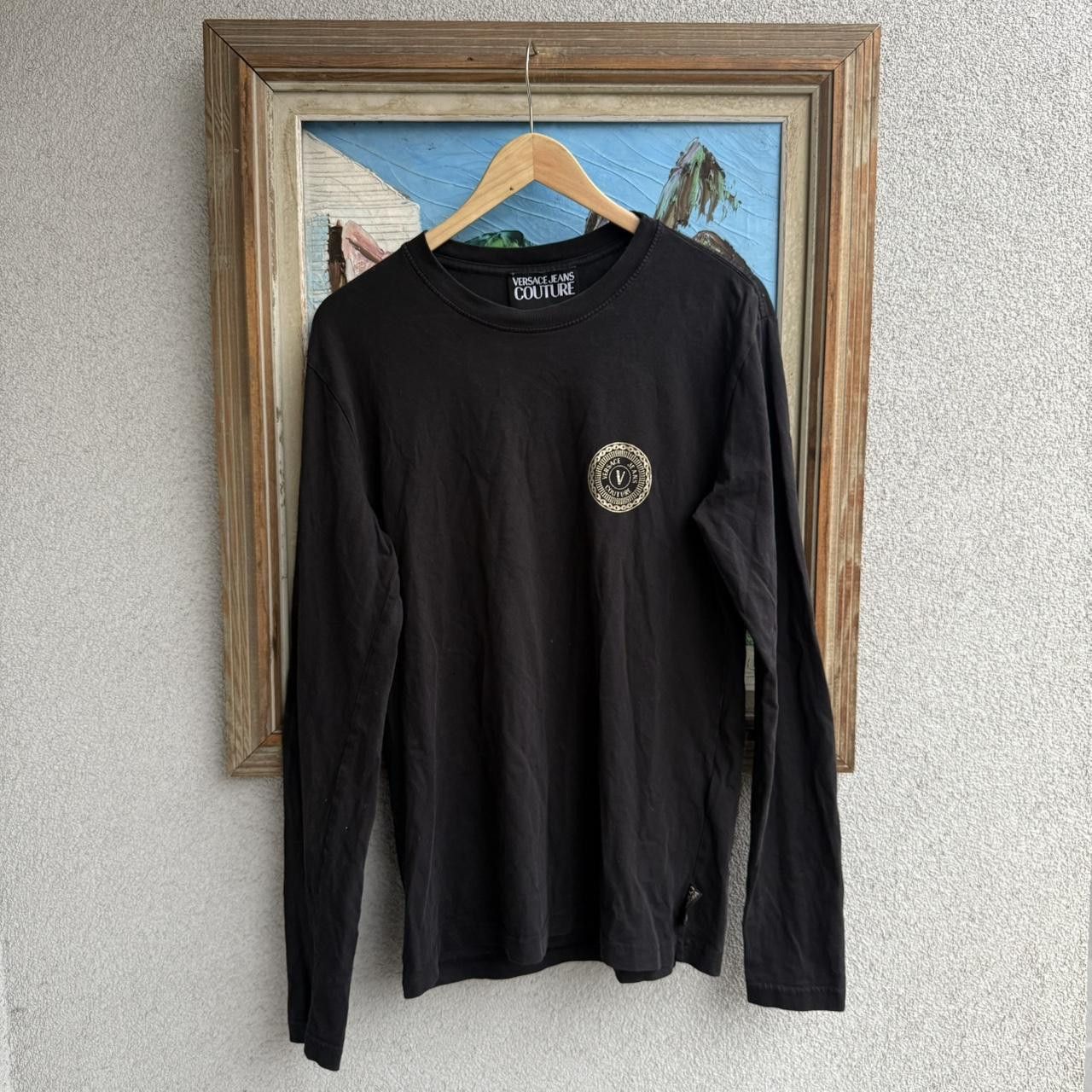 Versace Versace Longsleeve T shirt Black Size US M / EU 48-50 / 2 - 1 Thumbnail